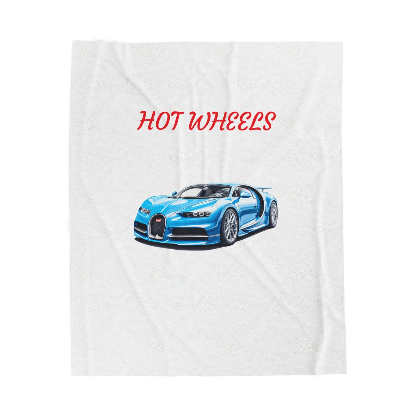 Princess Grace Hot Wheels Velveteen Plush Blanket  Cozy Car Themed Throw for Kids and Racing Fans