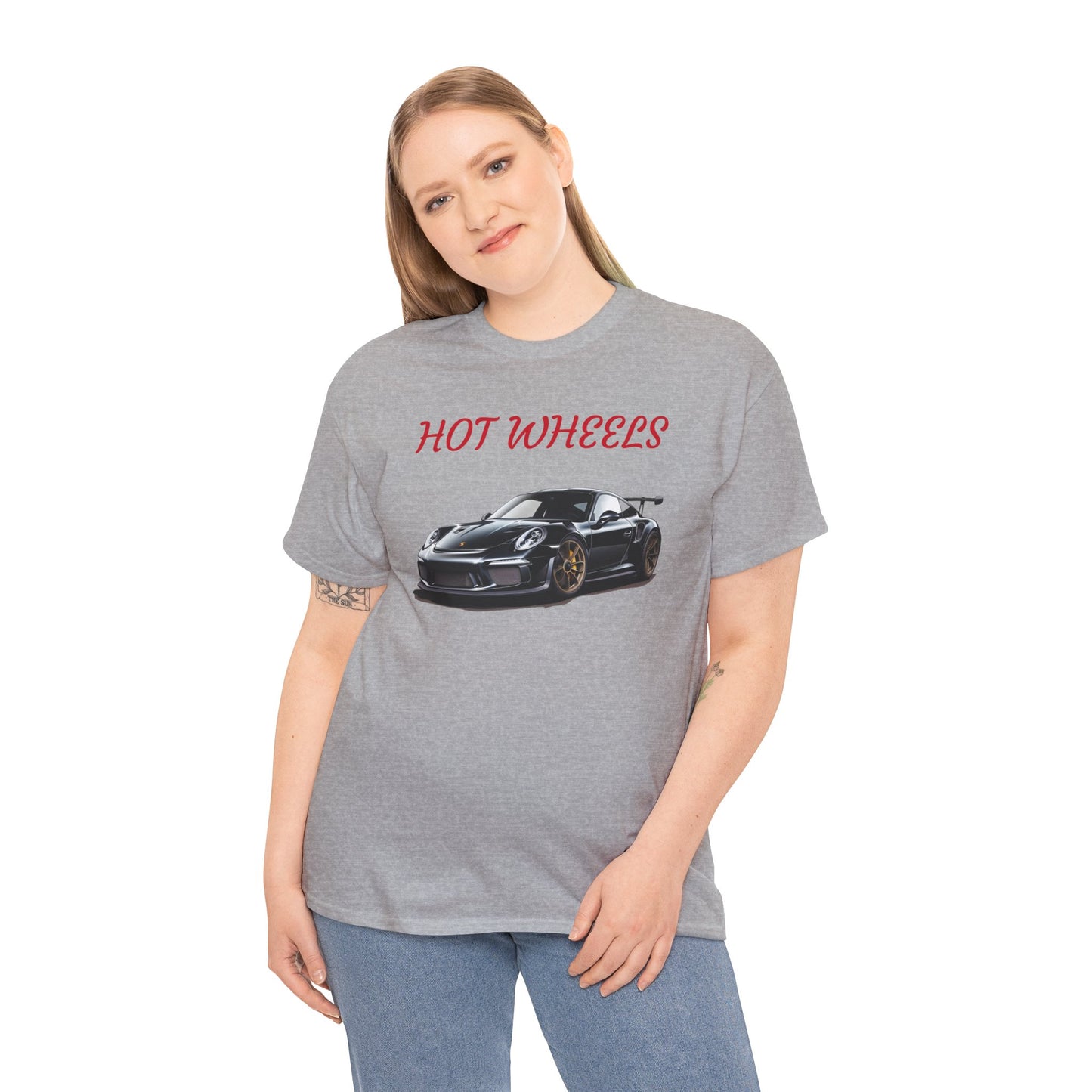 Princess Grace  Hot Wheels Unisex Heavy Cotton Tee Perfect for Car Enthusiasts