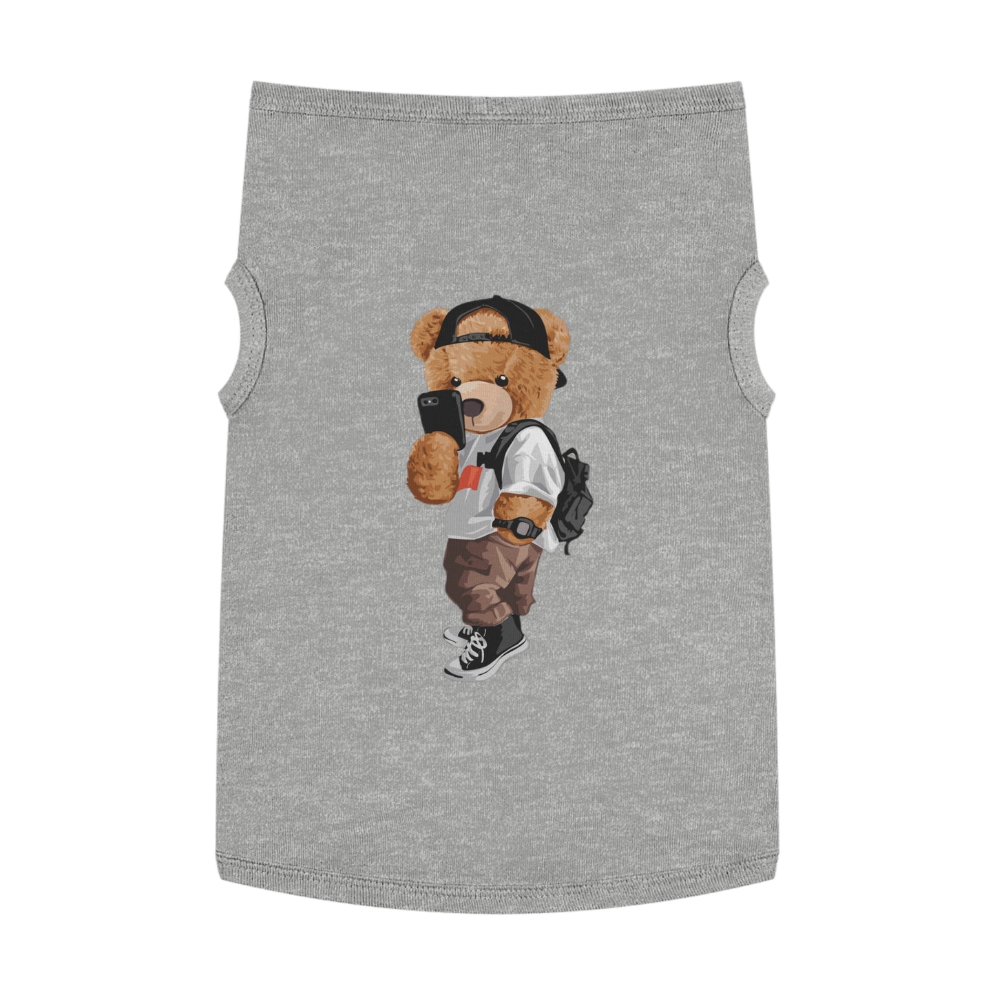 Princess CUTE Trendy Bear Graphic Pet Tank Top Stylish Outfit for Dogs and Cats