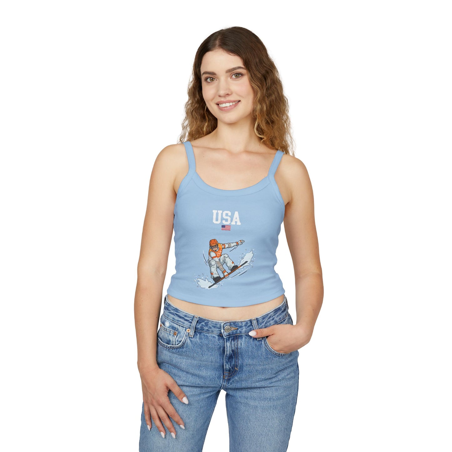 Princess Grace  TEAM USA  Women's Spaghetti Strap Tank Top