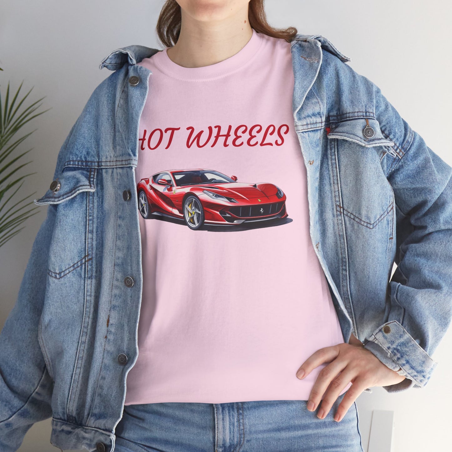 Princess Grace  Hot Wheels Unisex Heavy Cotton Tee Car Lovers Graphic T-Shirt