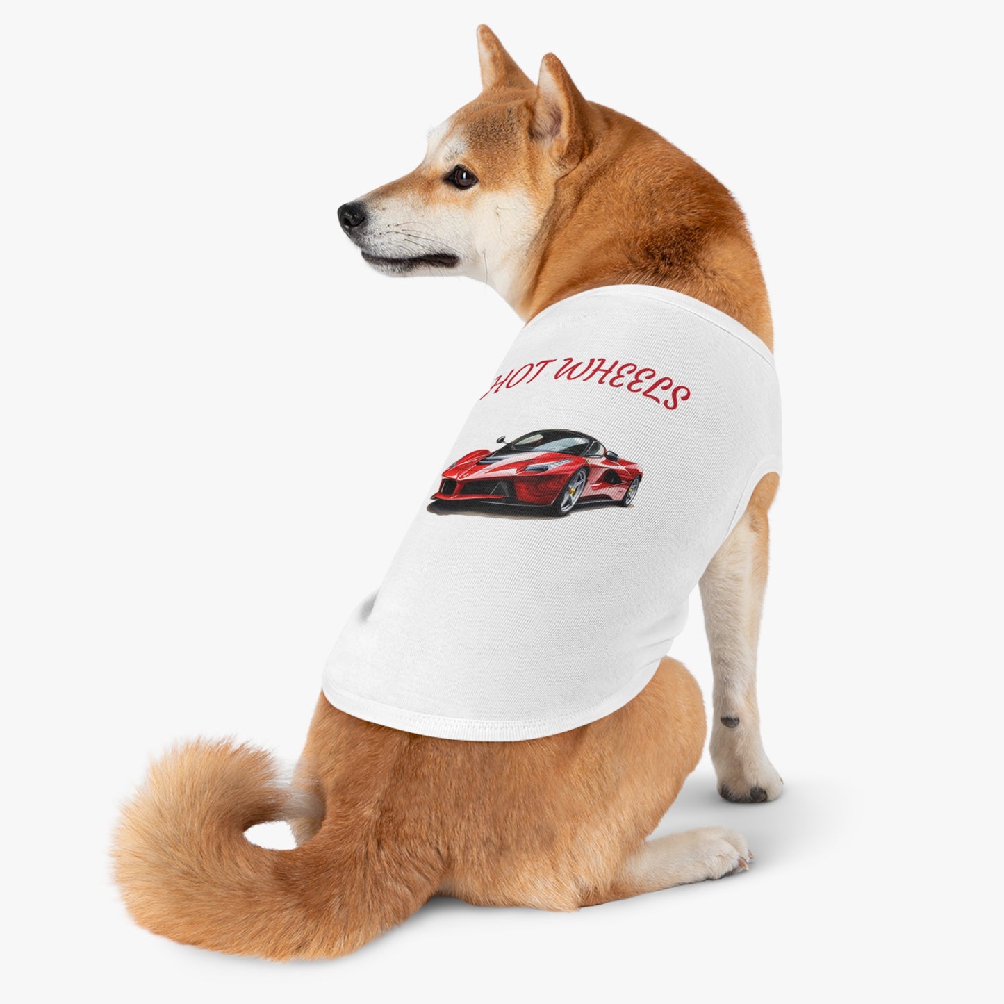 Princess Grace  Cool  Hot Wheels Pet Tank Top for Car Lovers Stylish Dog Apparel