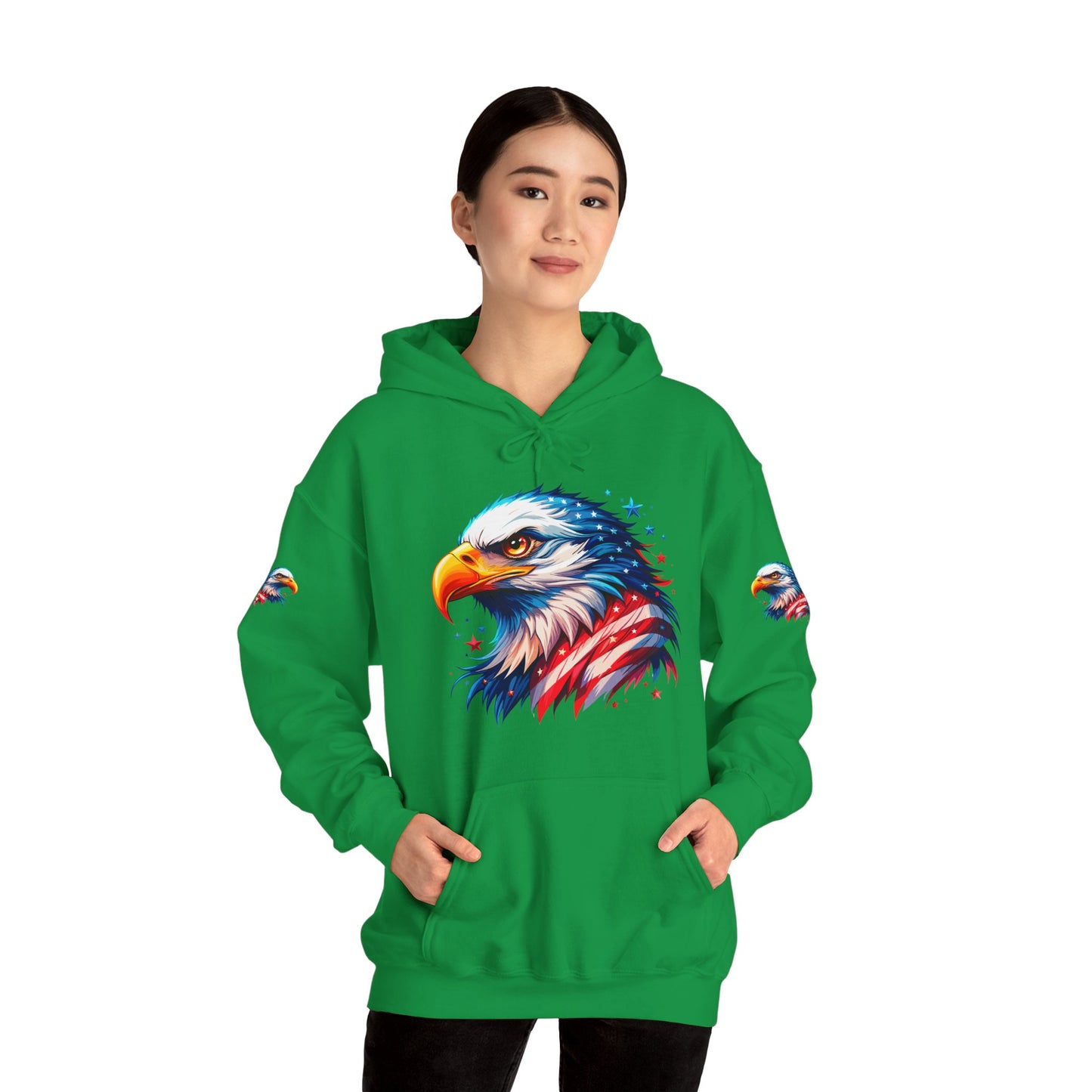 Princess Grace  American  Eagle Unisex Heavy Blend Hooded Sweatshirt