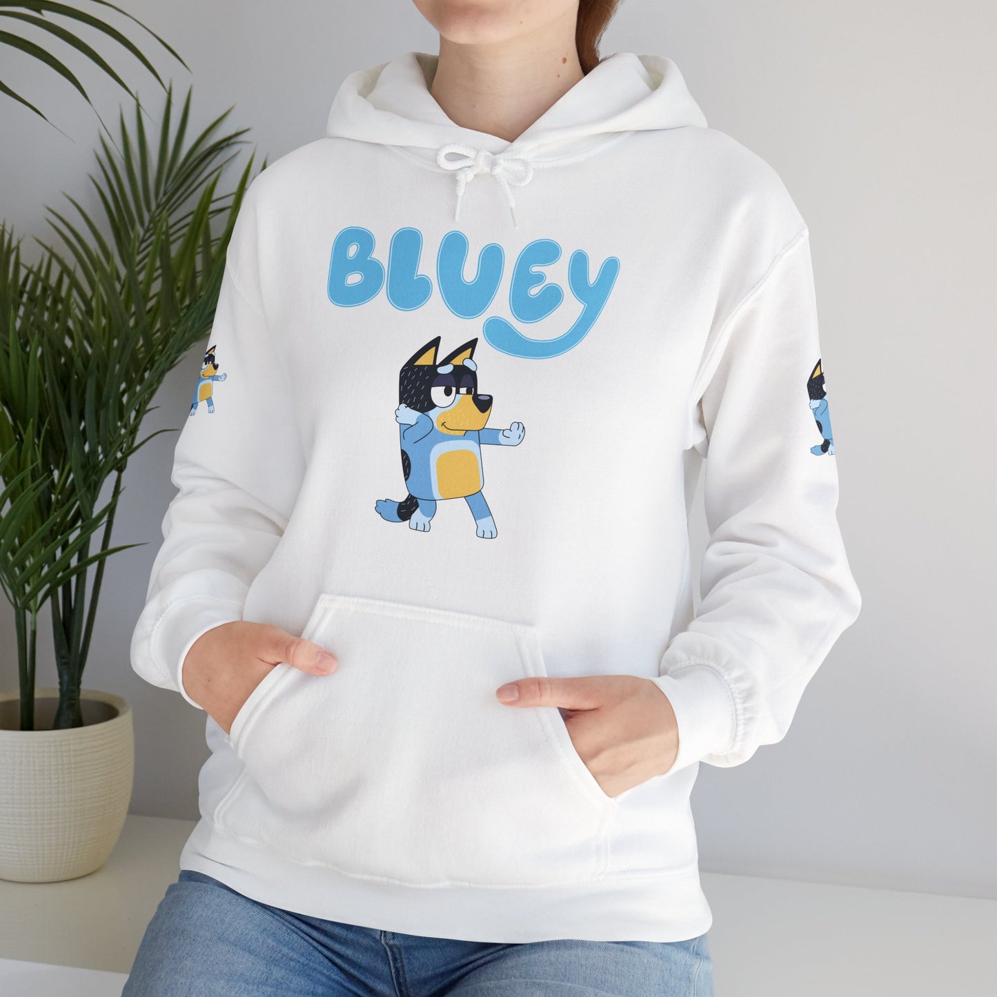 Princess Grace  Cute Bluey Hoodie for Kids & Adults  Unisex Heavy Blend Sweatshirt with Adorable Character Design