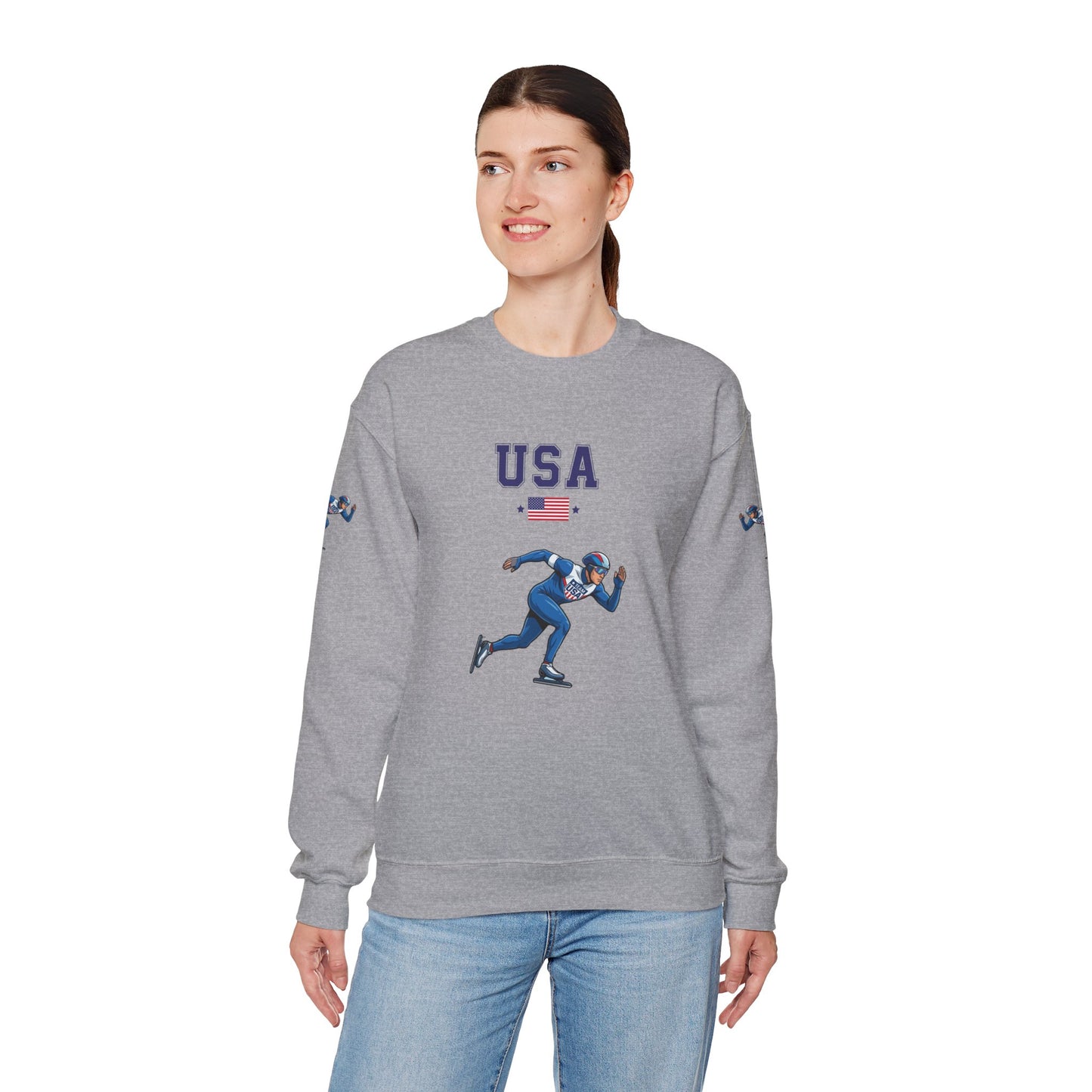 Princess Grace  TEAM USA  Unisex Heavy Blend  Crewneck Sweatshirt