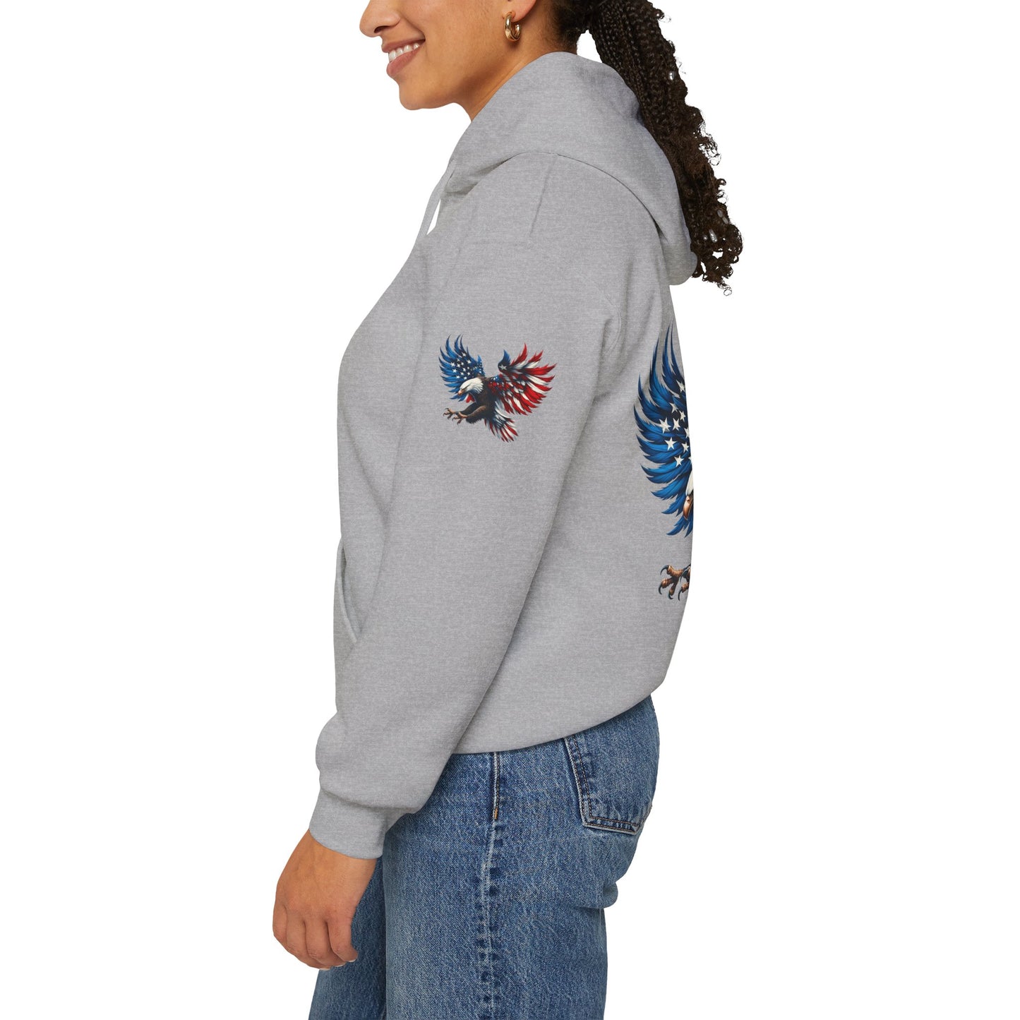 Princess Grace American Eagle Unisex Heavy Blend Hooded Sweatshirt