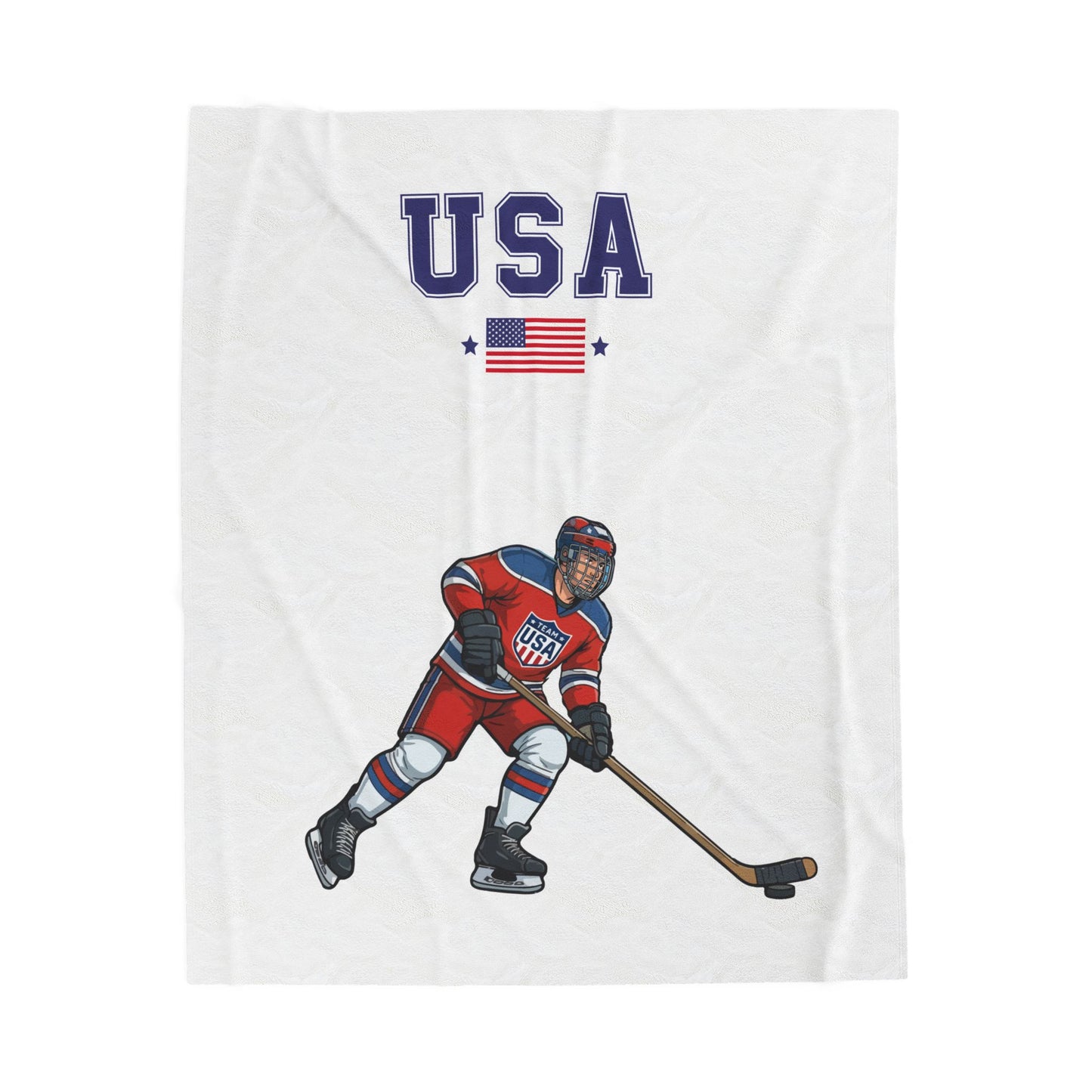 Princess Grace  TEAM USA  Velveteen Plush Blanket