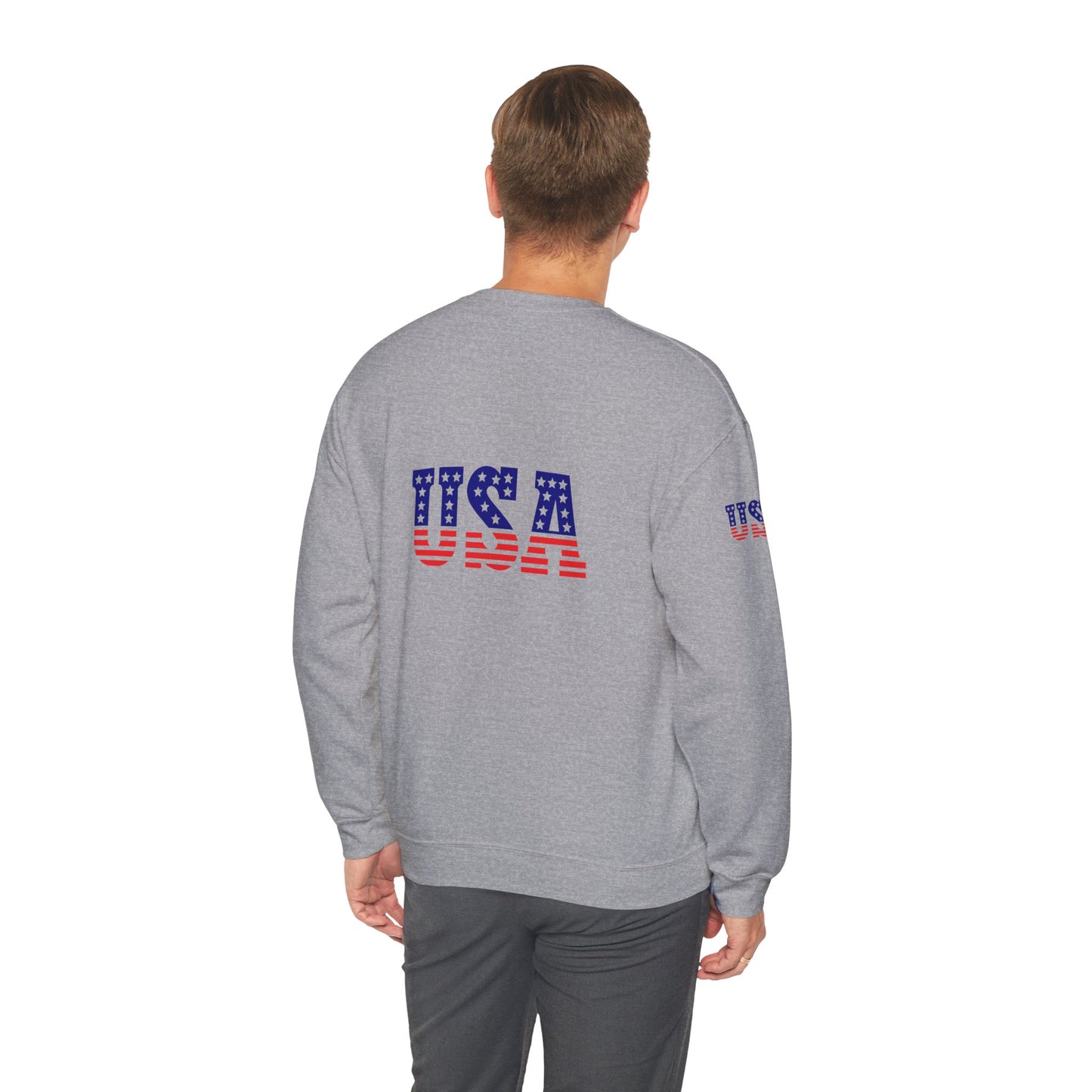 Princess Grace  TEAM USA Unisex Crewneck Sweatshirt Perfect for Independence Day Casual Wear