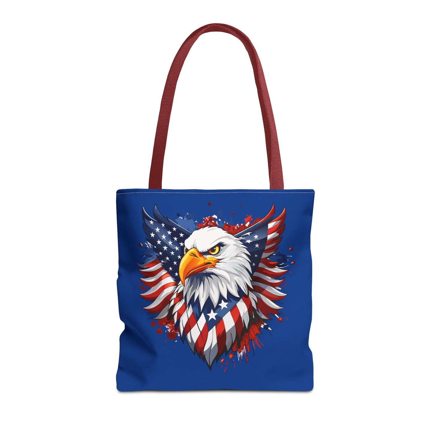 Princess Grace  Patriotic Eagle Tote Bag USA Flag Design for Independence Day & Everyday Use