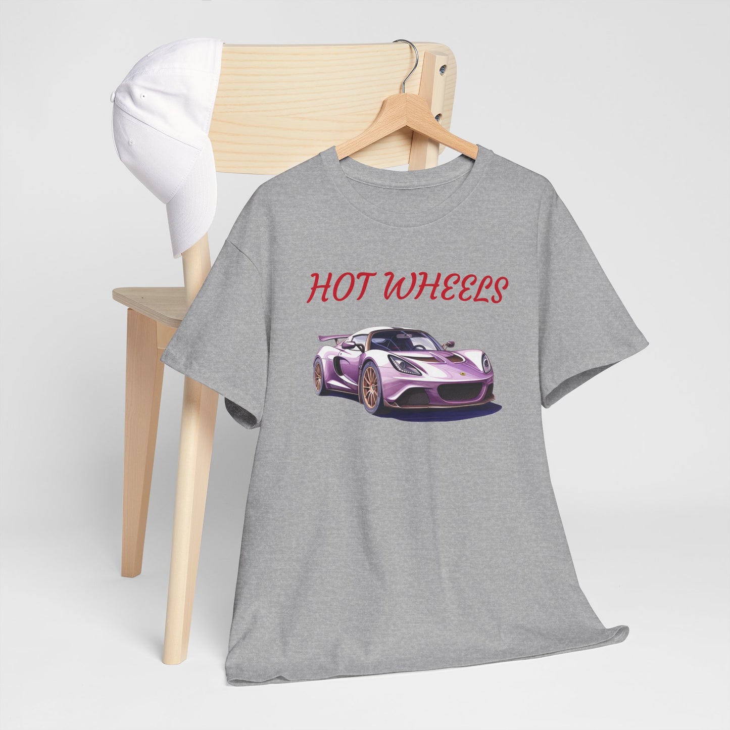 Princess Grace  Hot Wheels Unisex Heavy Cotton Tee Perfect for Car Enthusiasts