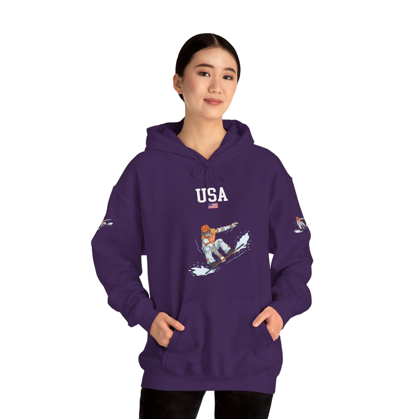 Princess Grace  TEAM USA  Unisex Heavy Blend Hooded Sweatshirt