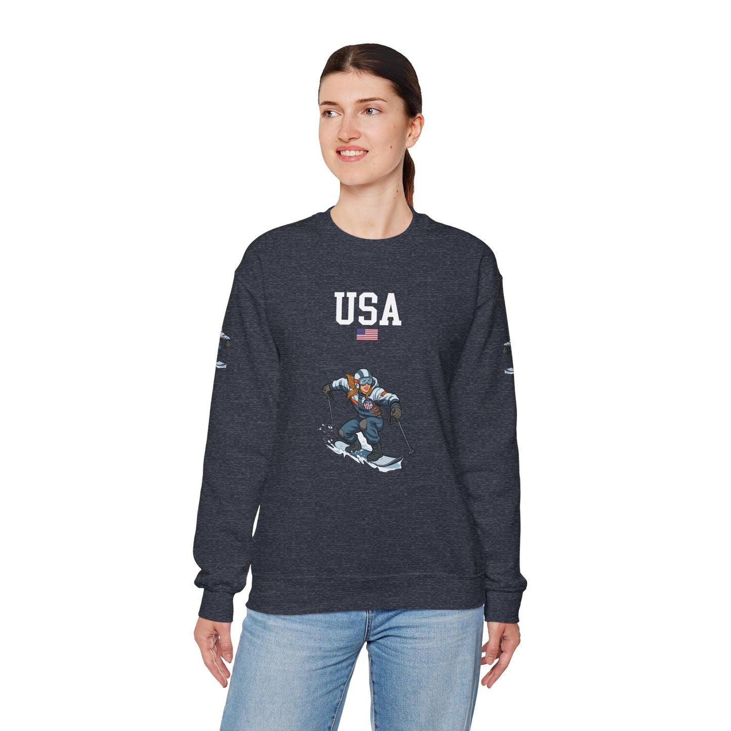 Princess Grace  TEAM USA  Unisex Heavy Blend  Crewneck Sweatshirt