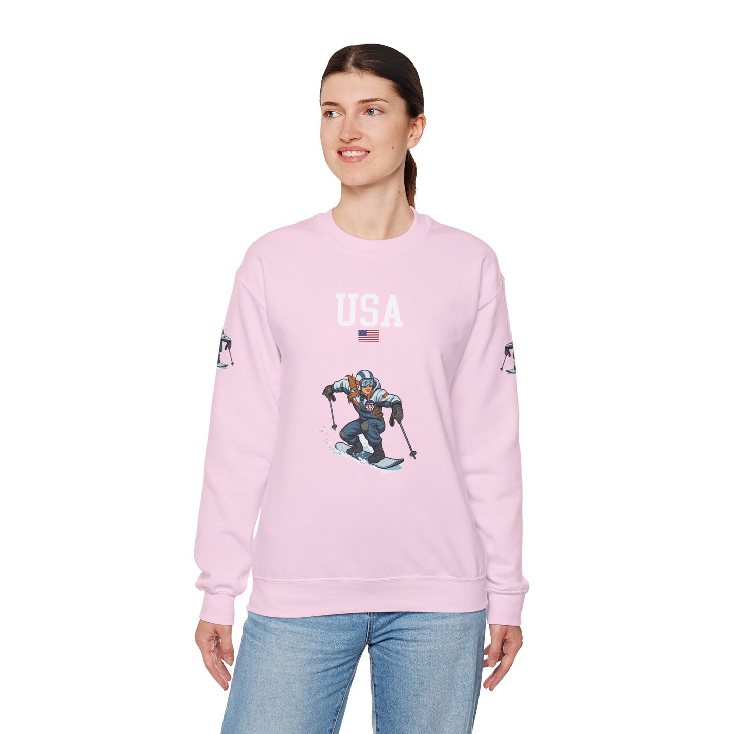 Princess Grace  TEAM USA  Unisex Heavy Blend Crewneck Sweatshirt