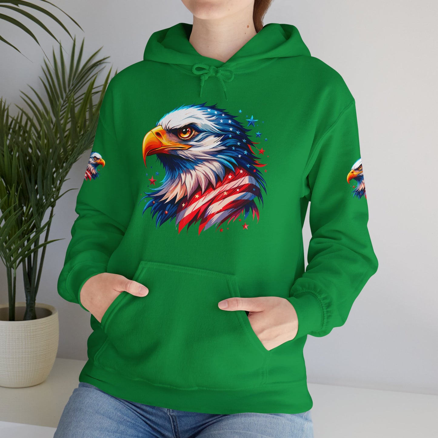 Princess Grace  American  Eagle Unisex Heavy Blend Hooded Sweatshirt