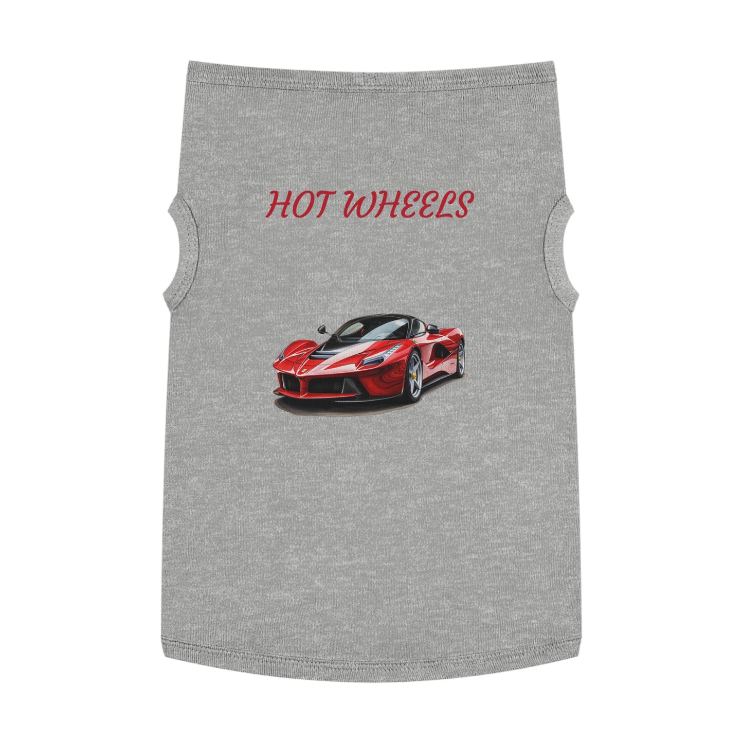 Princess Grace  Cool  Hot Wheels Pet Tank Top for Car Lovers Stylish Dog Apparel