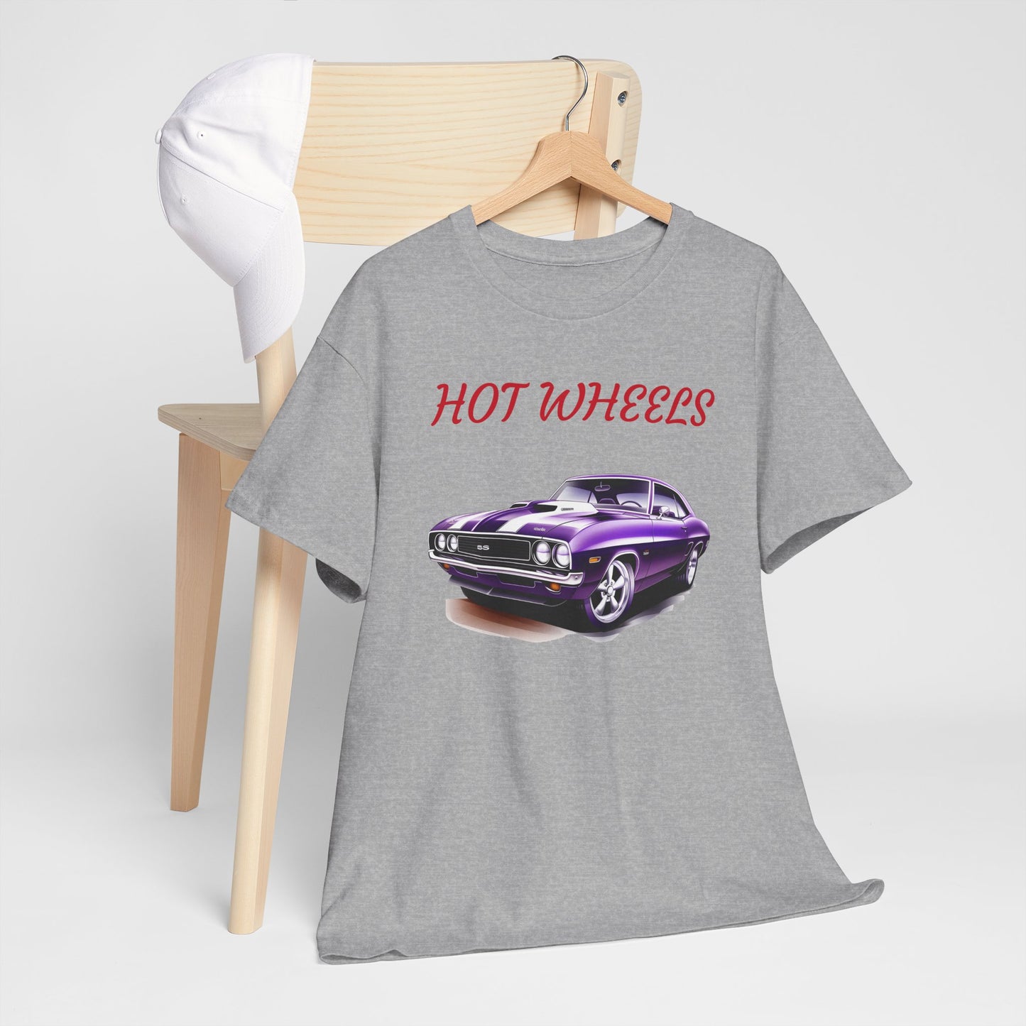 Princess Grace Hot Wheels Unisex Heavy Cotton Tee Vintage Car Graphic T-Shirt for Classic Car Lovers