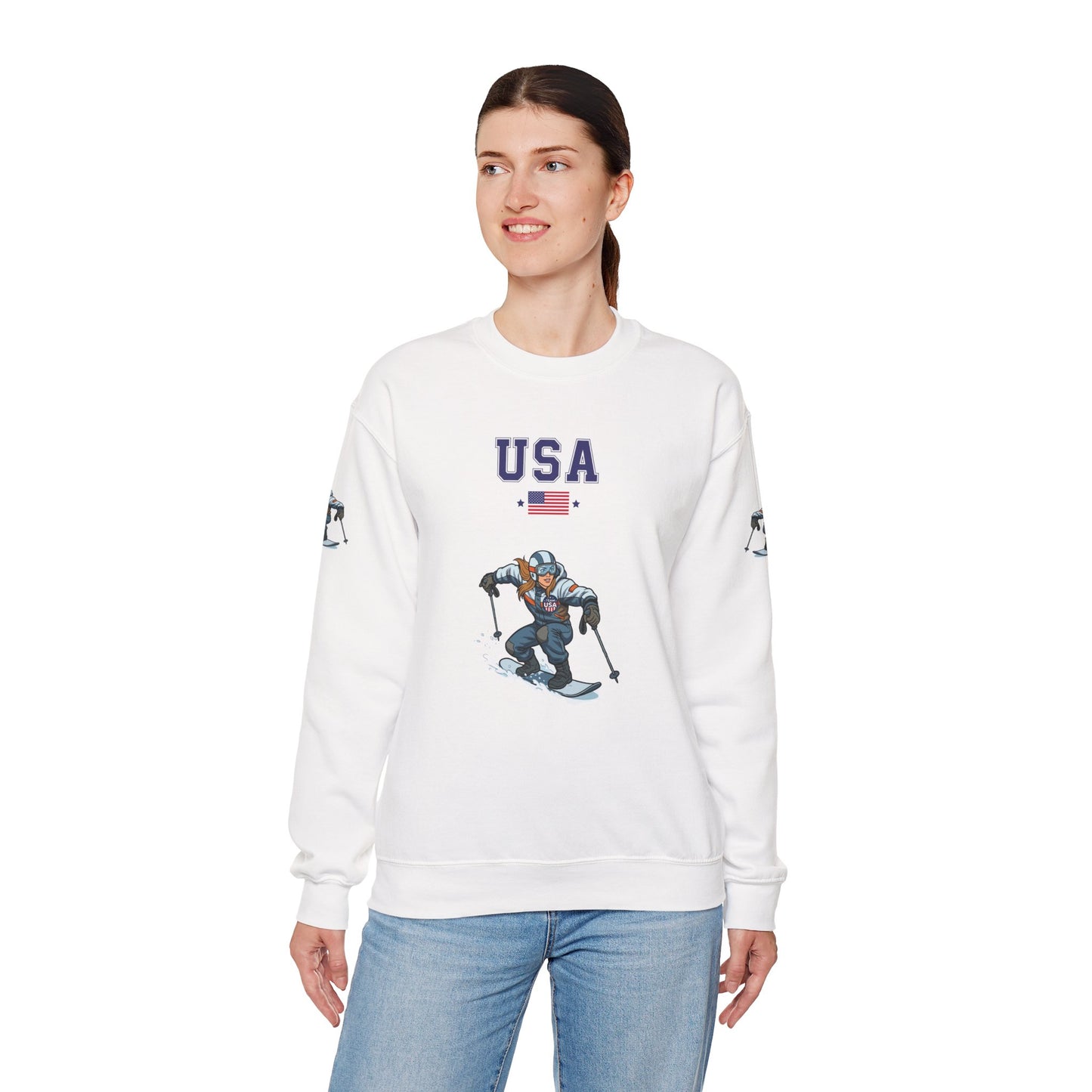 Princess Grace  TEAM USA  Unisex Heavy Blend  Crewneck Sweatshirt