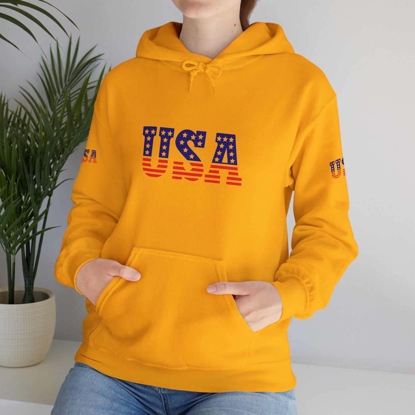 Princess Grace  TEAM USA  Unisex Heavy Blend  Hooded Sweatshirt  Patriotic Eagle Design