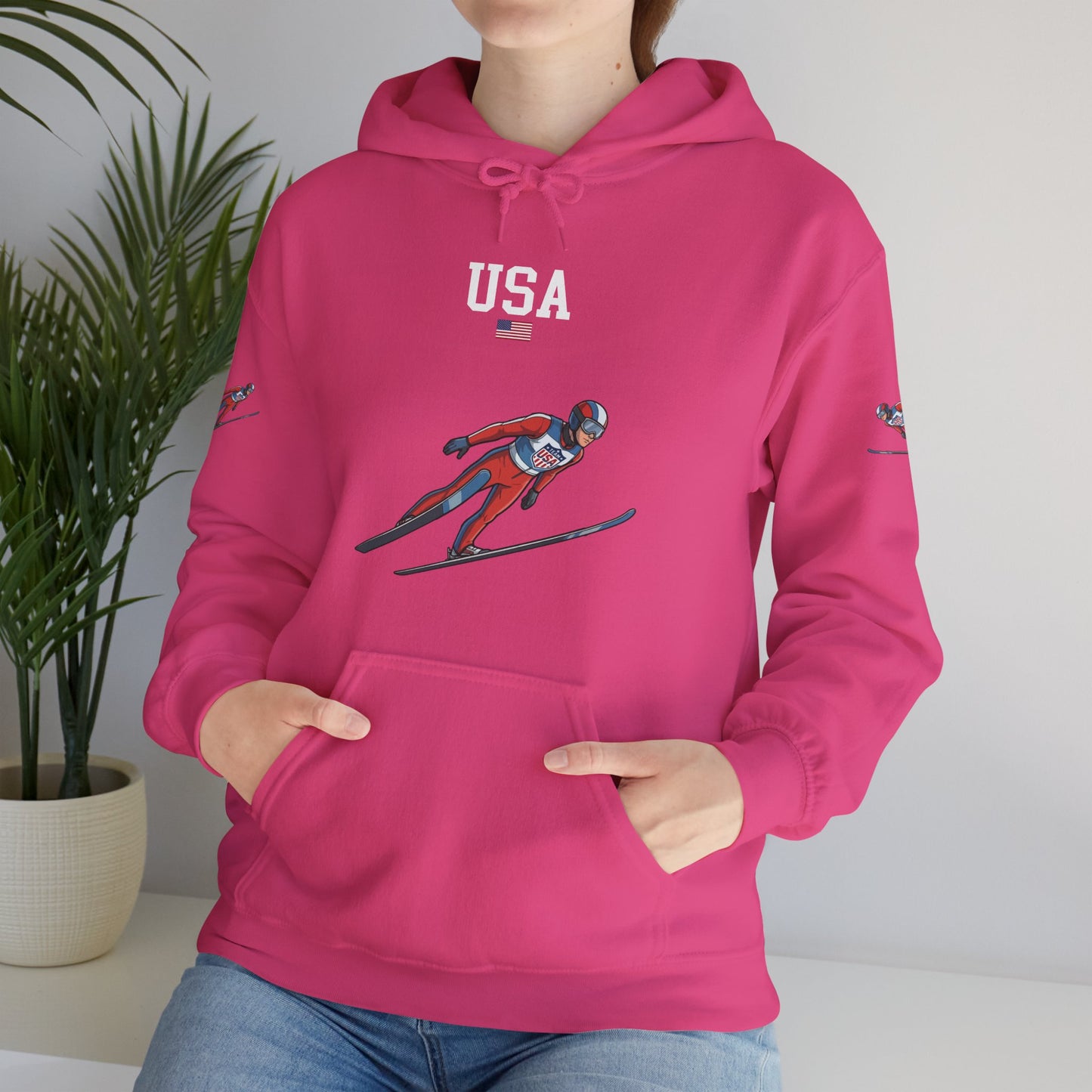 Princess Grace  TEAM USA  Unisex Heavy Blend Hooded Sweatshirt