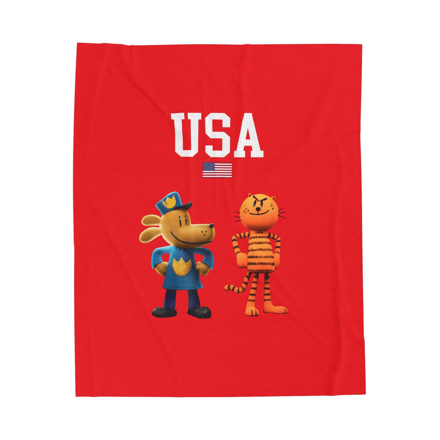 Princess Grace  TEAM USA  Velveteen Plush Blanket