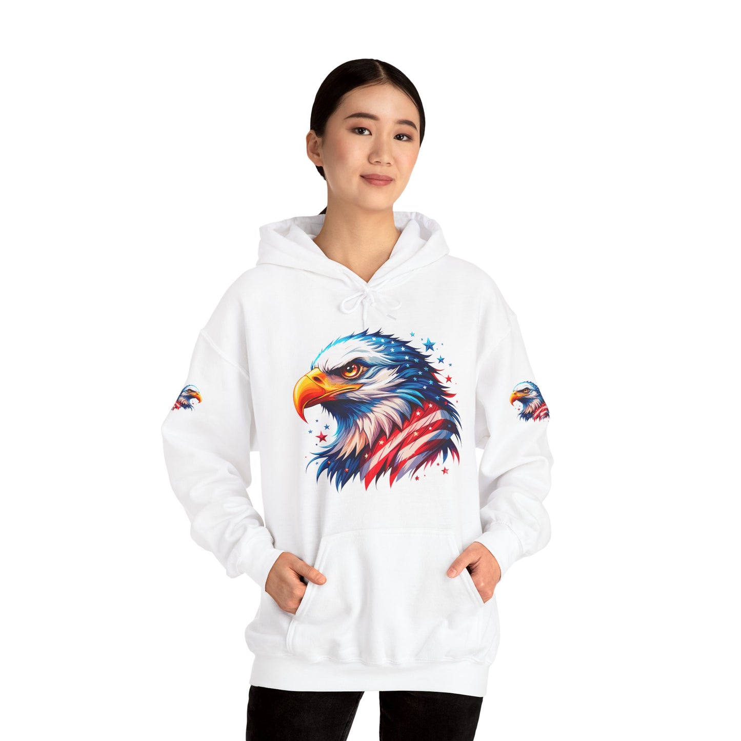 Princess Grace  American  Eagle Unisex Heavy Blend Hooded Sweatshirt