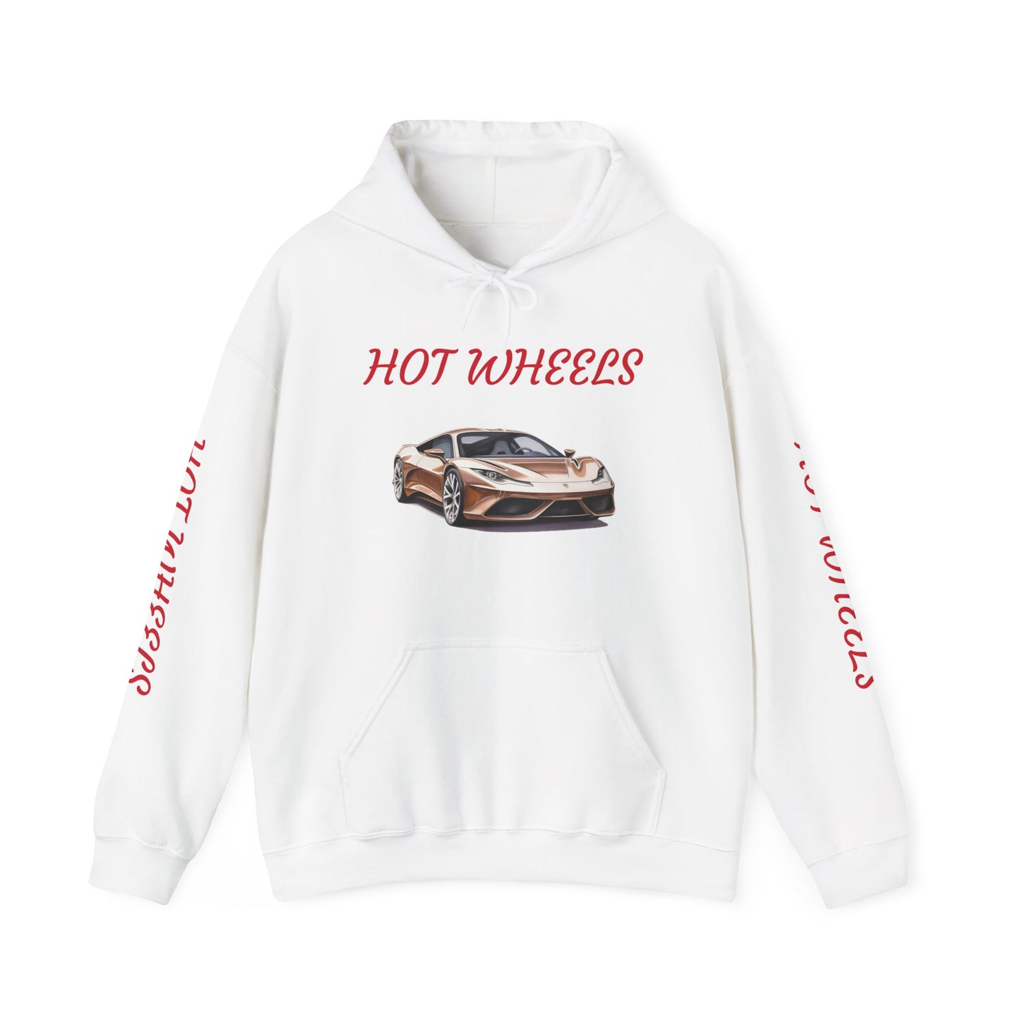 Princess Grace  Hot Wheels Unisex Hooded Sweatshirt Stylish Car Graphic Design for Car Enthusiasts