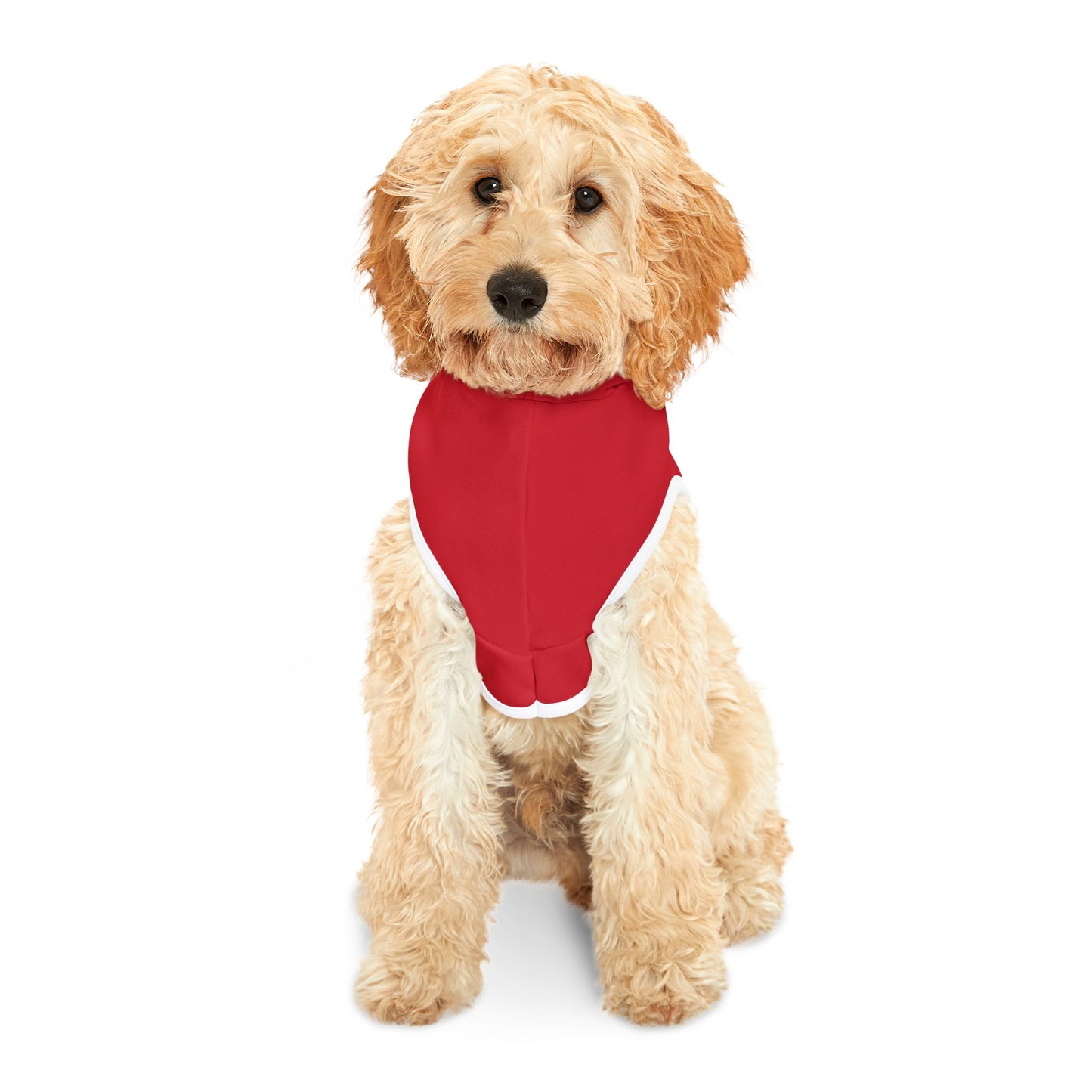 Princess Grace  Patriotic Eagle Pet Hoodie Red Hoodie for Dogs Perfect for Holidays and Celebrations