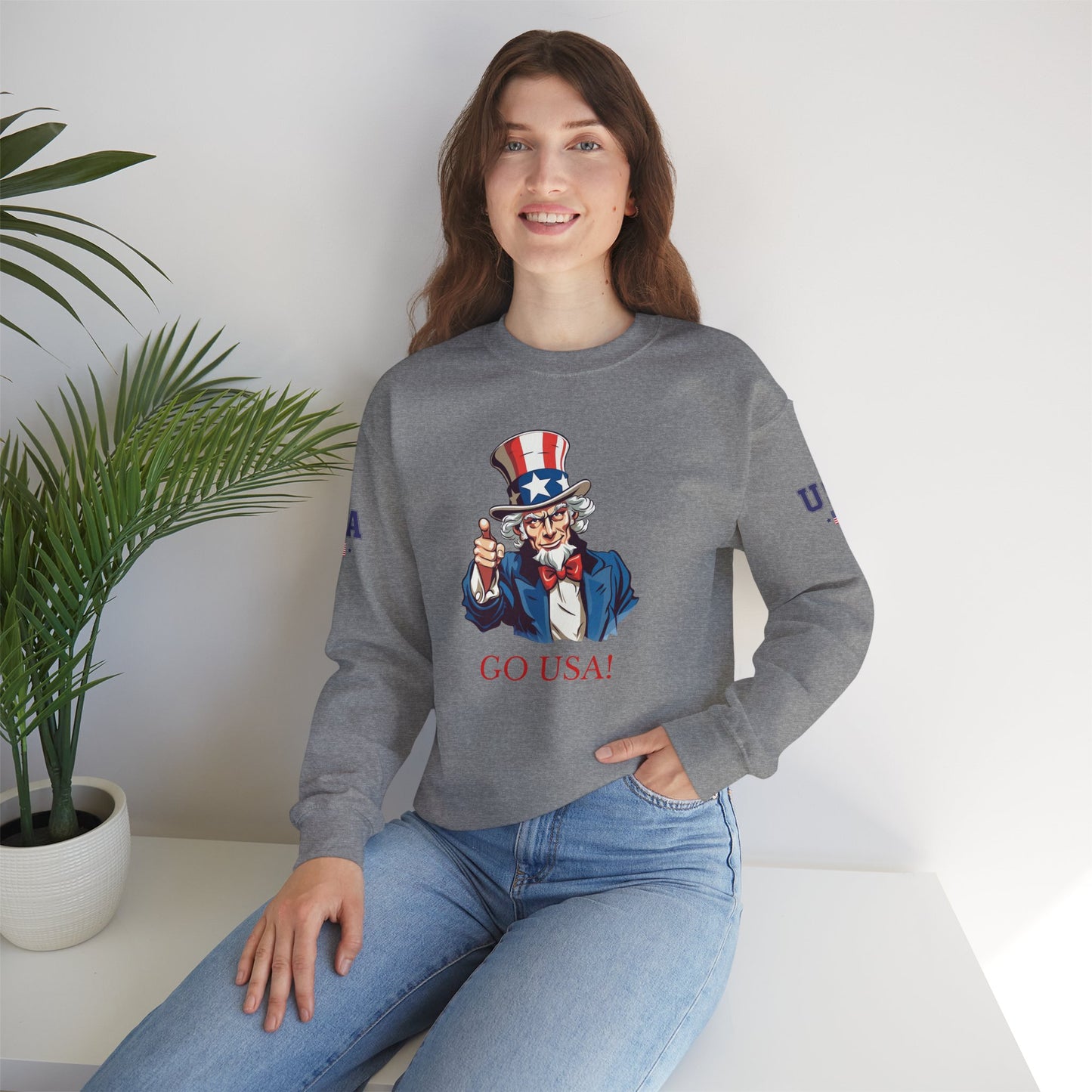 Princess Grace  TEAM USA  Unisex Heavy Blend Crewneck Sweatshirt
