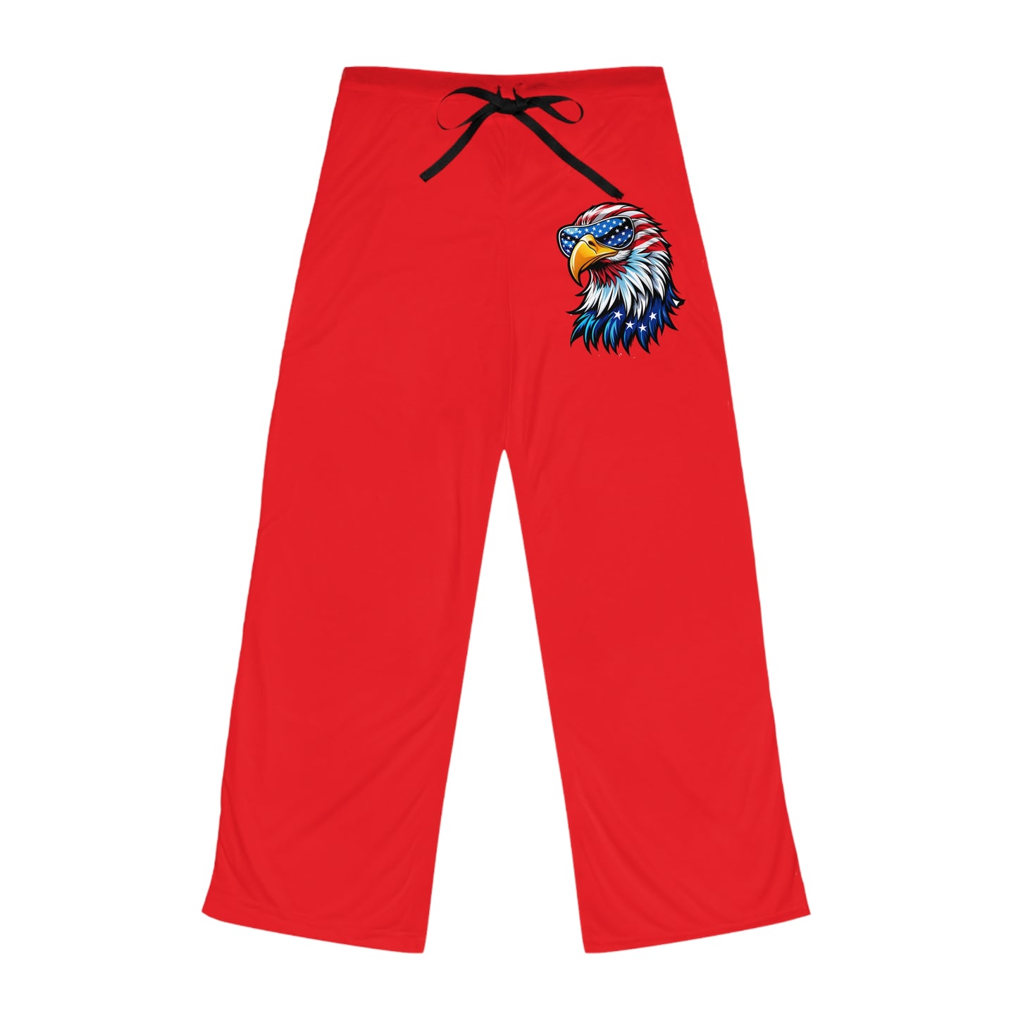 Princess Grace  Patriotic Eagle  Pajama Pants  Red Comfy Sleepwear