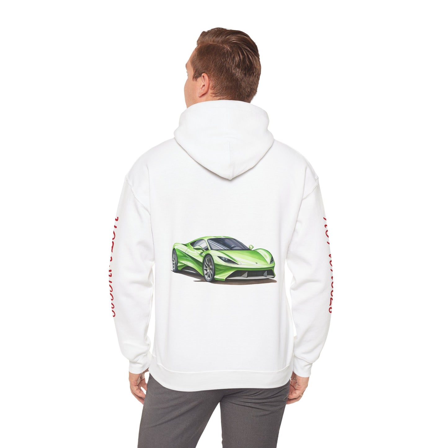 Princess Grace Hot Wheels Unisex Hooded Sweatshirt Vibrant Automotive Design