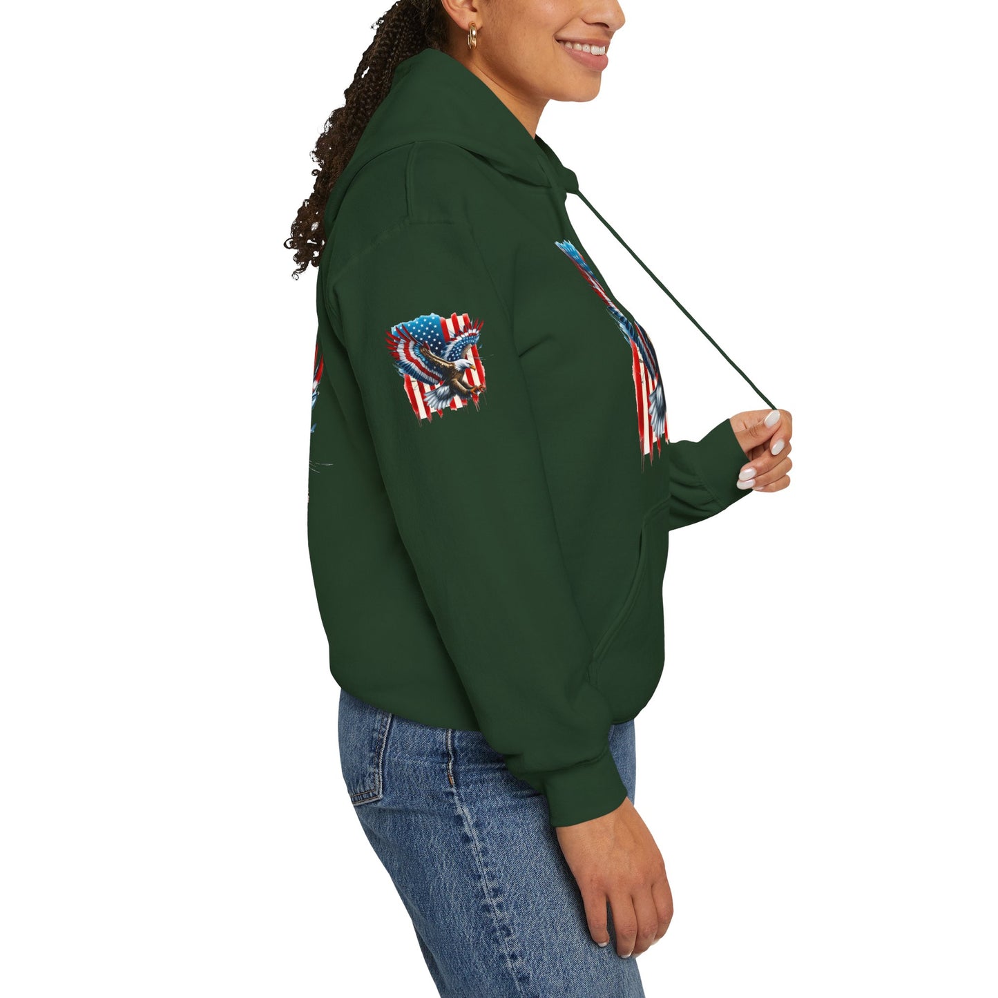Princess Grace Patriotic Unisex Heavy Blend Hooded Sweatshirt