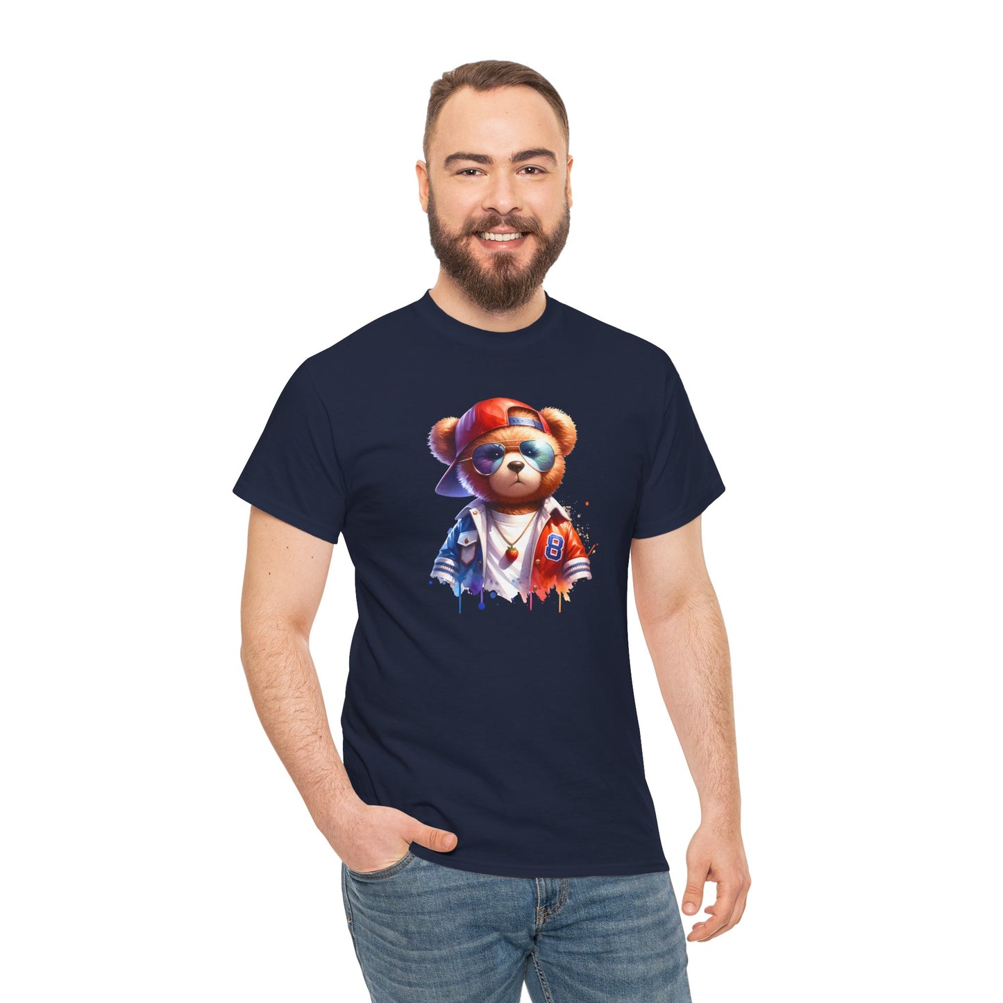 Princess Grace  Cool Bear Graphic Unisex Heavy Cotton Tee