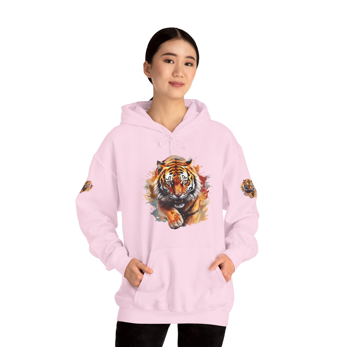 Princess Grace  Fierce Tiger Graphic Unisex Heavy Blend Hoodie