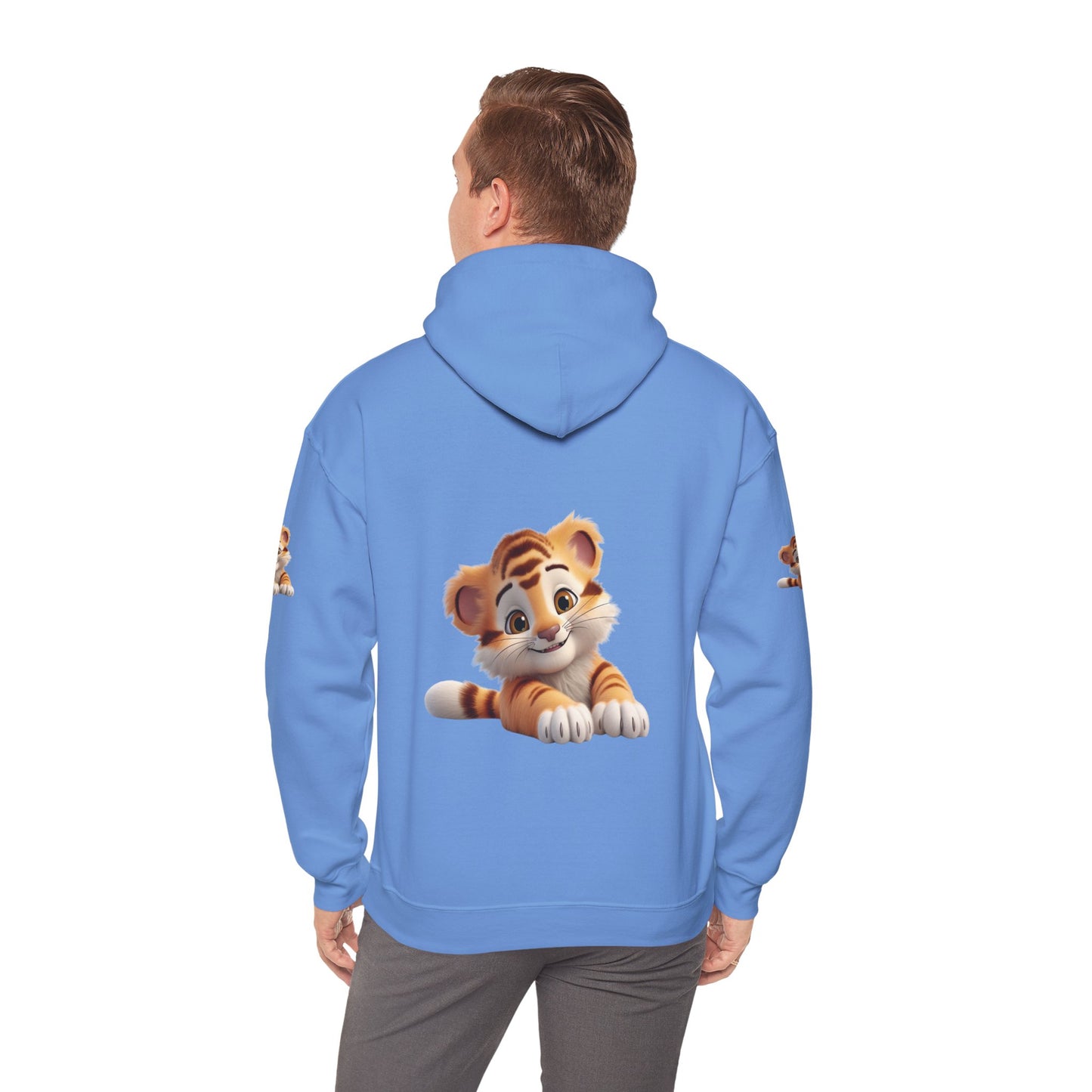 Princess Grace  Cute Tiger Design Unisex Heavy Blend Hooded Sweatshirt