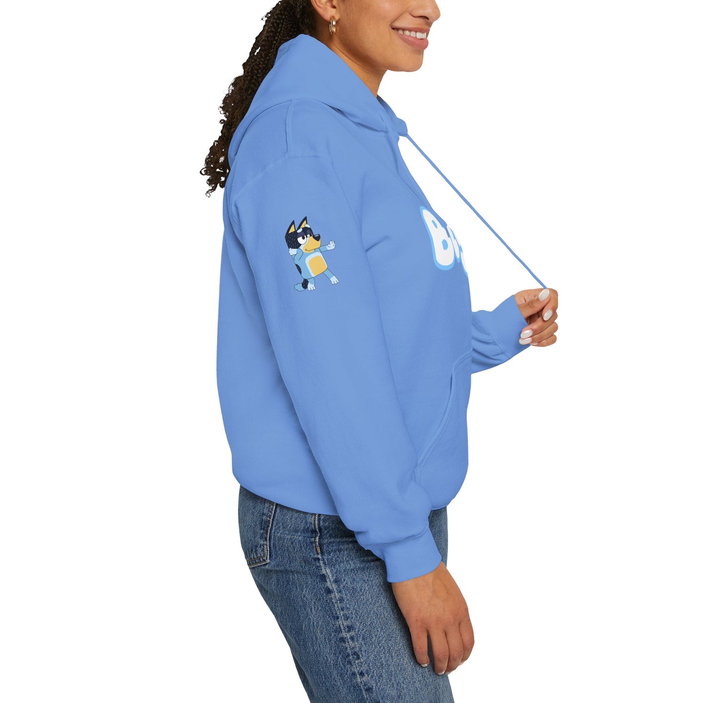 Princess Grace  Bluey Unisex Heavy Blend Hoodie  Cozy Cartoon Sweatshirt for Kids & Adults