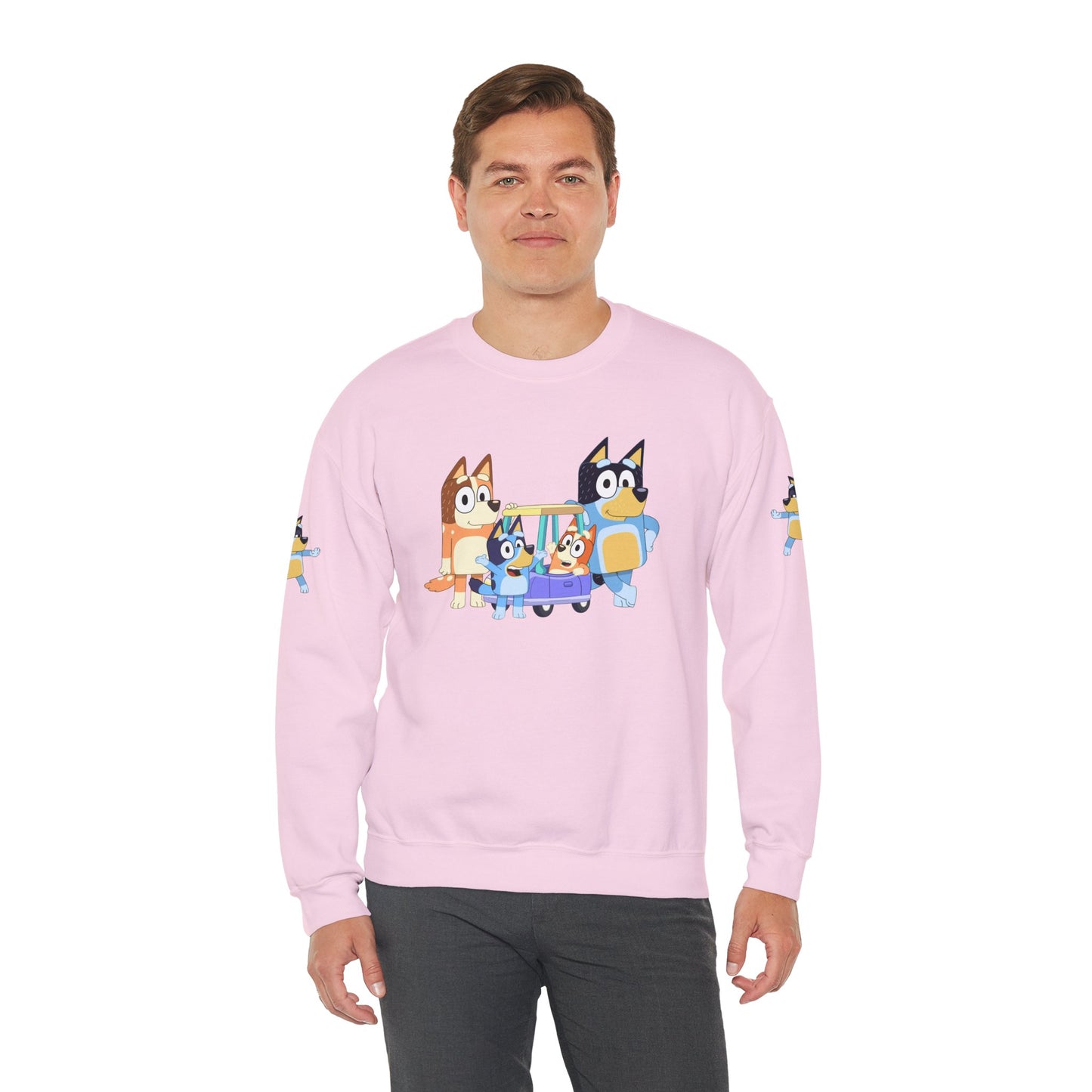 Princess Grace  Bluey  Cozy Cartoon Crewneck Sweatshirt for Kids and Families  Perfect for Playtime and Pajama Days