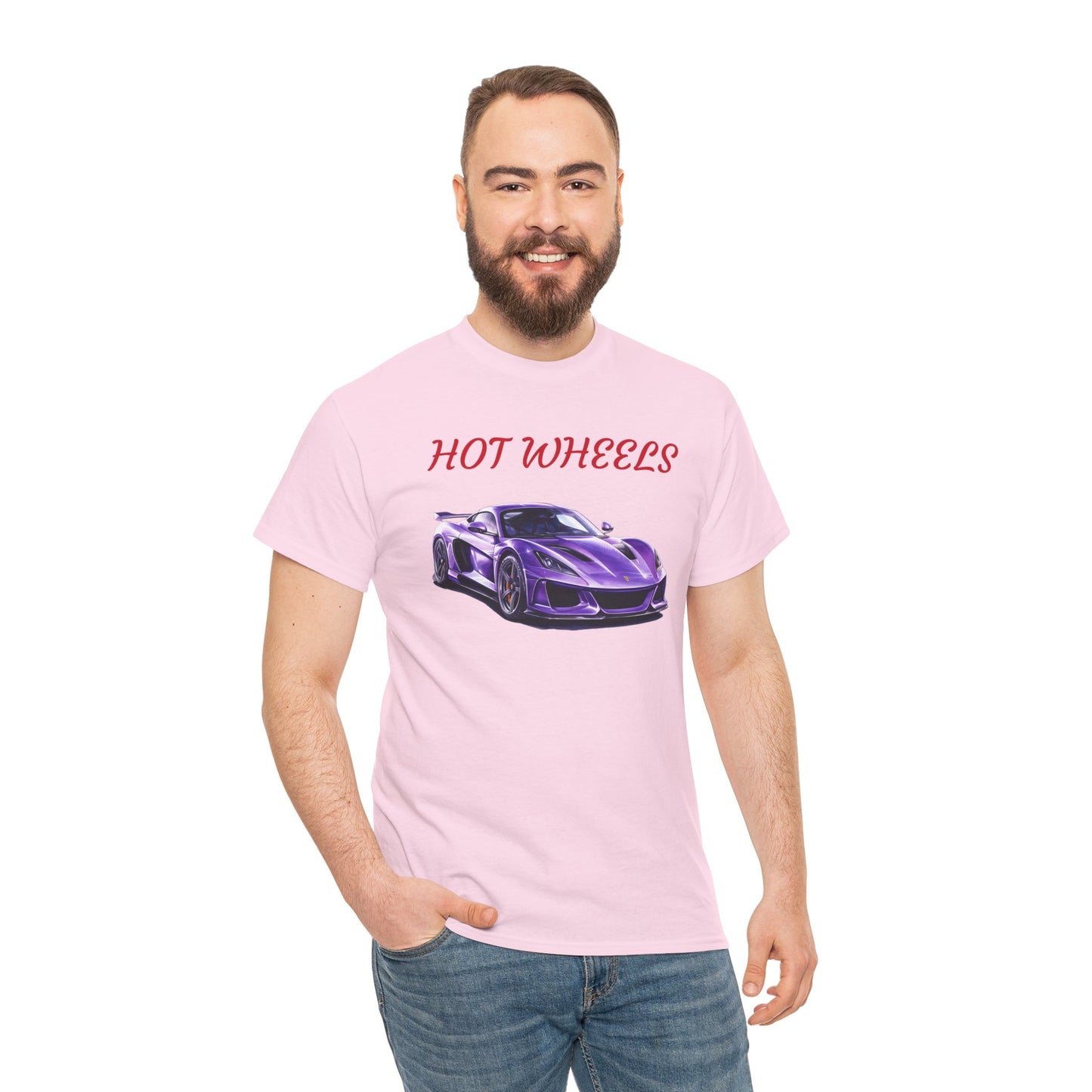 Princess Grace  Hot Wheels Graphic Unisex Heavy Cotton Tee Perfect for Car Enthusiasts