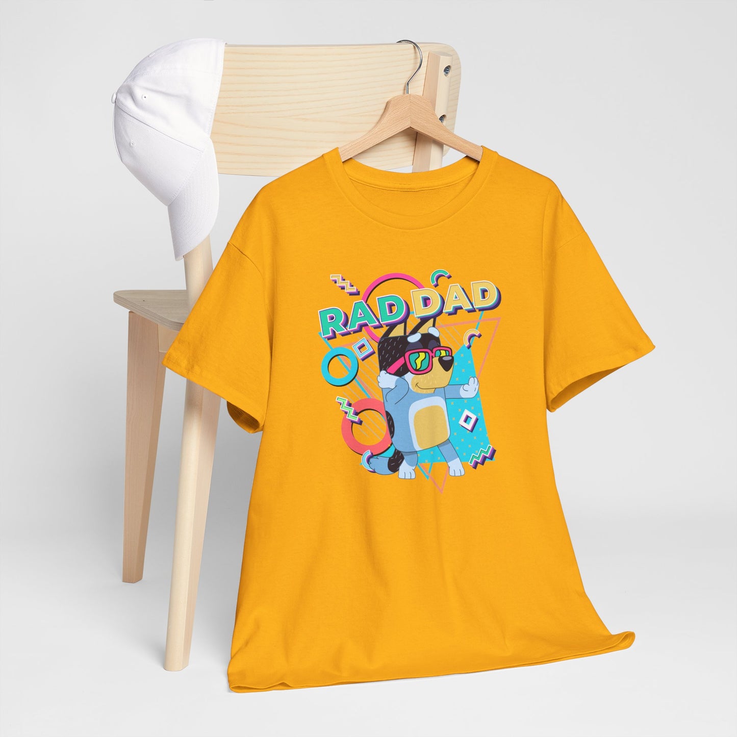 Princess Grace  Bluey  Funny Rad dad Unisex Heavy Cotton Tee  Perfect Gift for Cool Dads