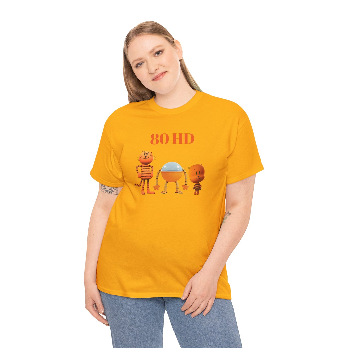 Princess Grace  Cartoon Animal Unisex Heavy Cotton Tee  80 HD Design
