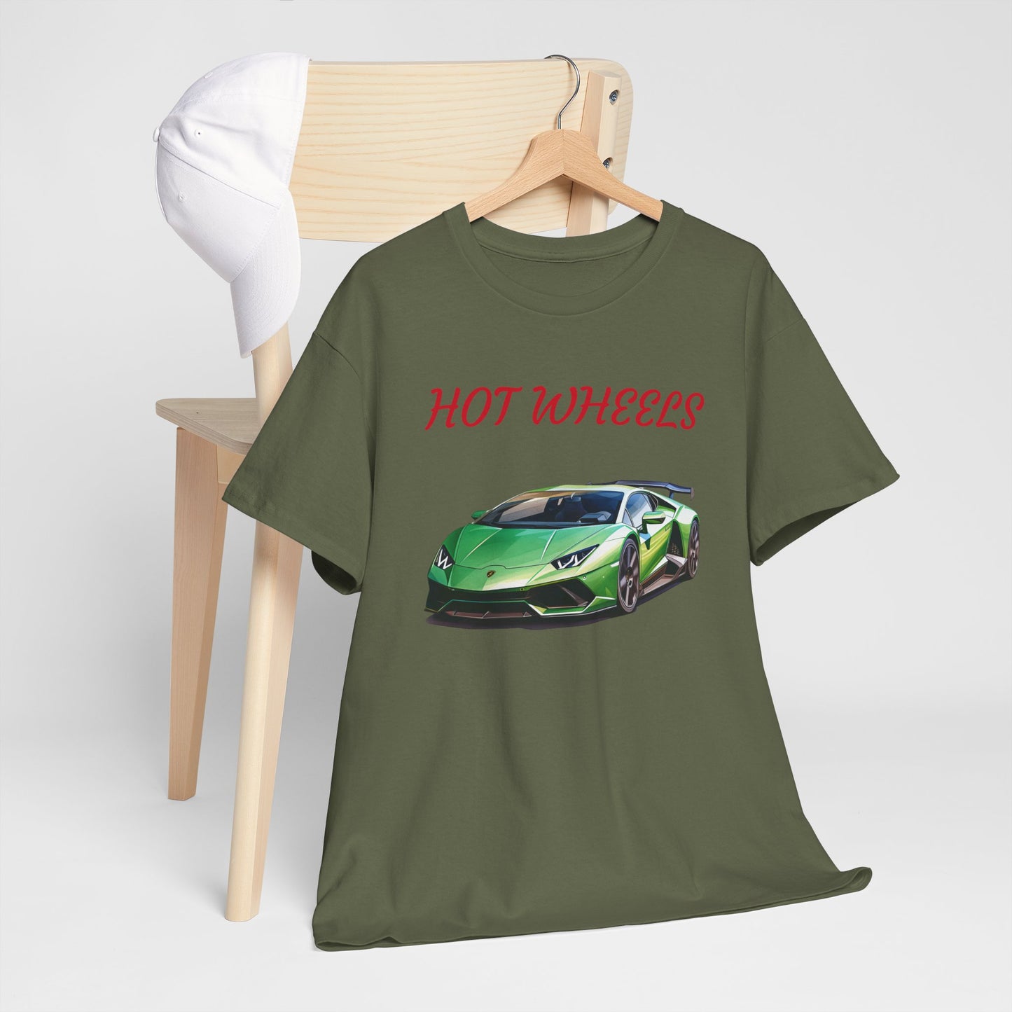 Princess Grace  Hot Wheels Unisex Heavy Cotton Tee Car Enthusiast Graphic T-Shirt