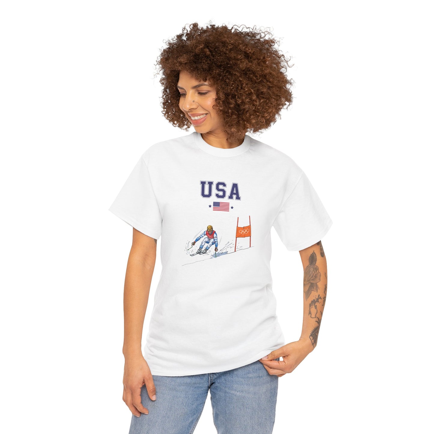 Princess Grace  TEAM USA   Unisex Heavy Cotton Tee