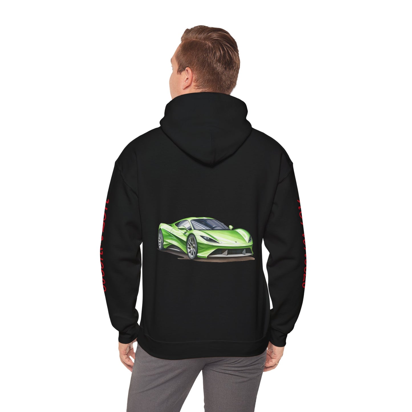 Princess Grace Hot Wheels Unisex Hooded Sweatshirt Vibrant Automotive Design