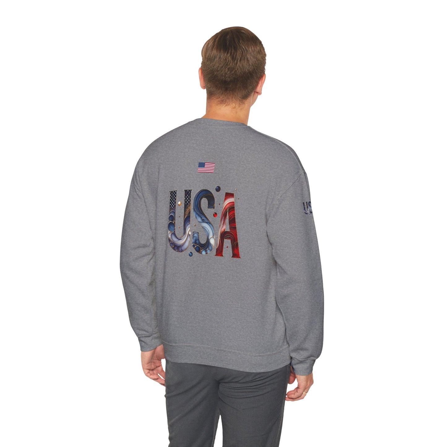 Princess Grace TEAM USA Unisex Heavy Blend Crewneck Sweatshirt
