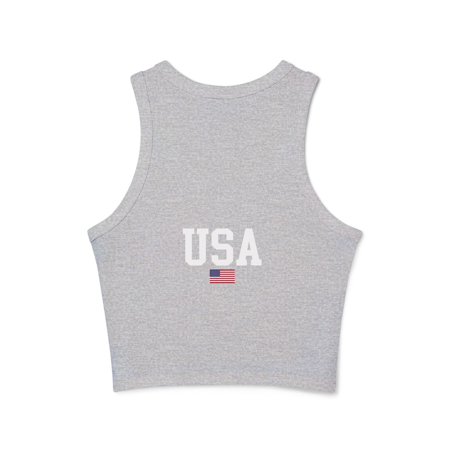 Princess Grace  TEAM USA  Women's Micro Rib Racer Tank Top