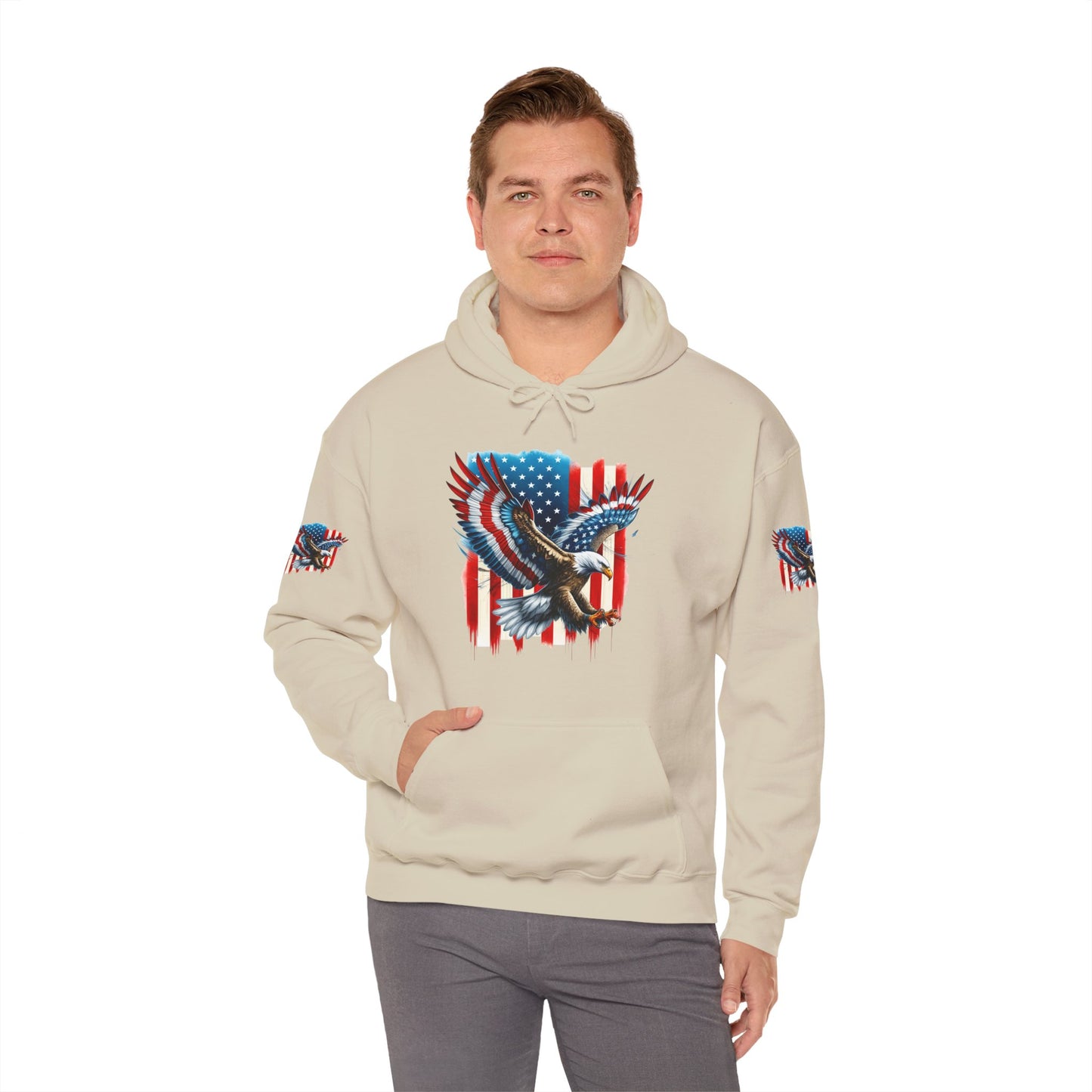 Princess Grace Patriotic Unisex Heavy Blend Hooded Sweatshirt