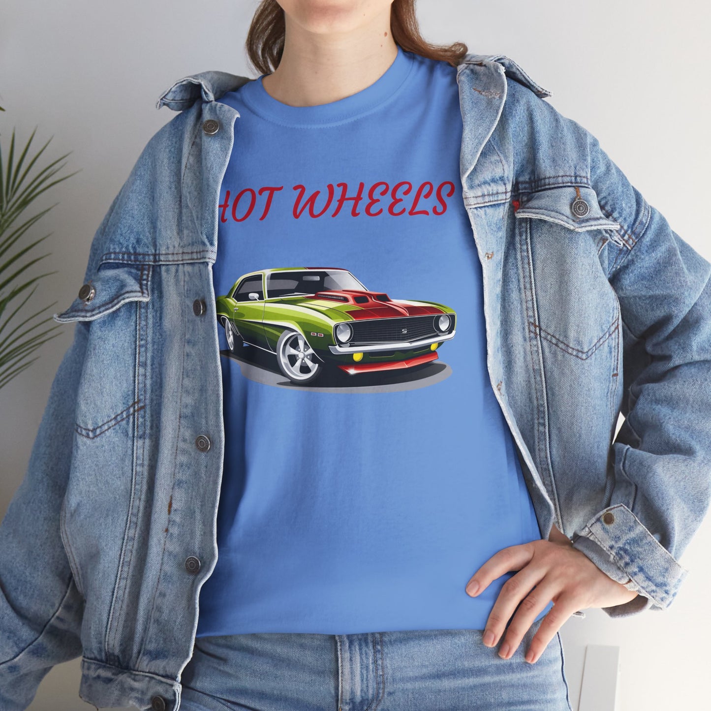 Princess Grace  Hot Wheels Unisex Heavy Cotton Tee Classic Car Graphic T-Shirt