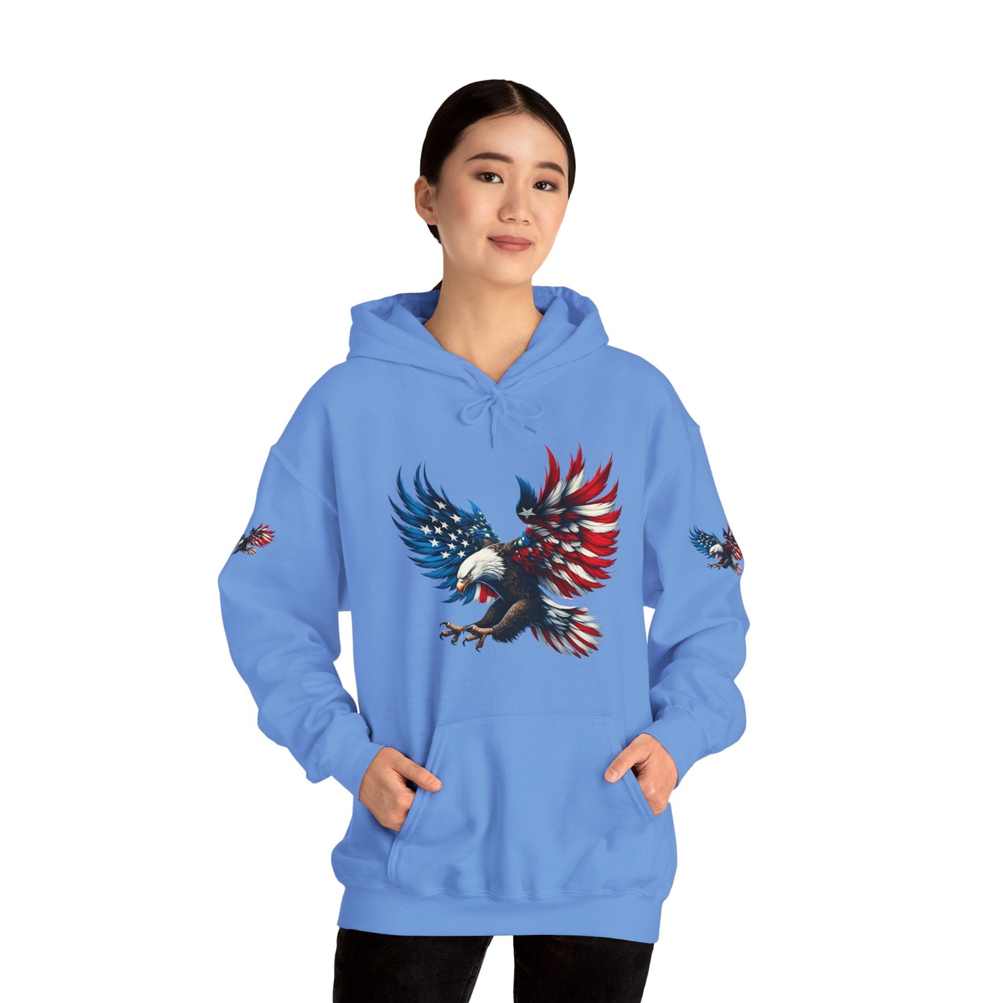 Princess Grace American Eagle Unisex Heavy Blend Hooded Sweatshirt