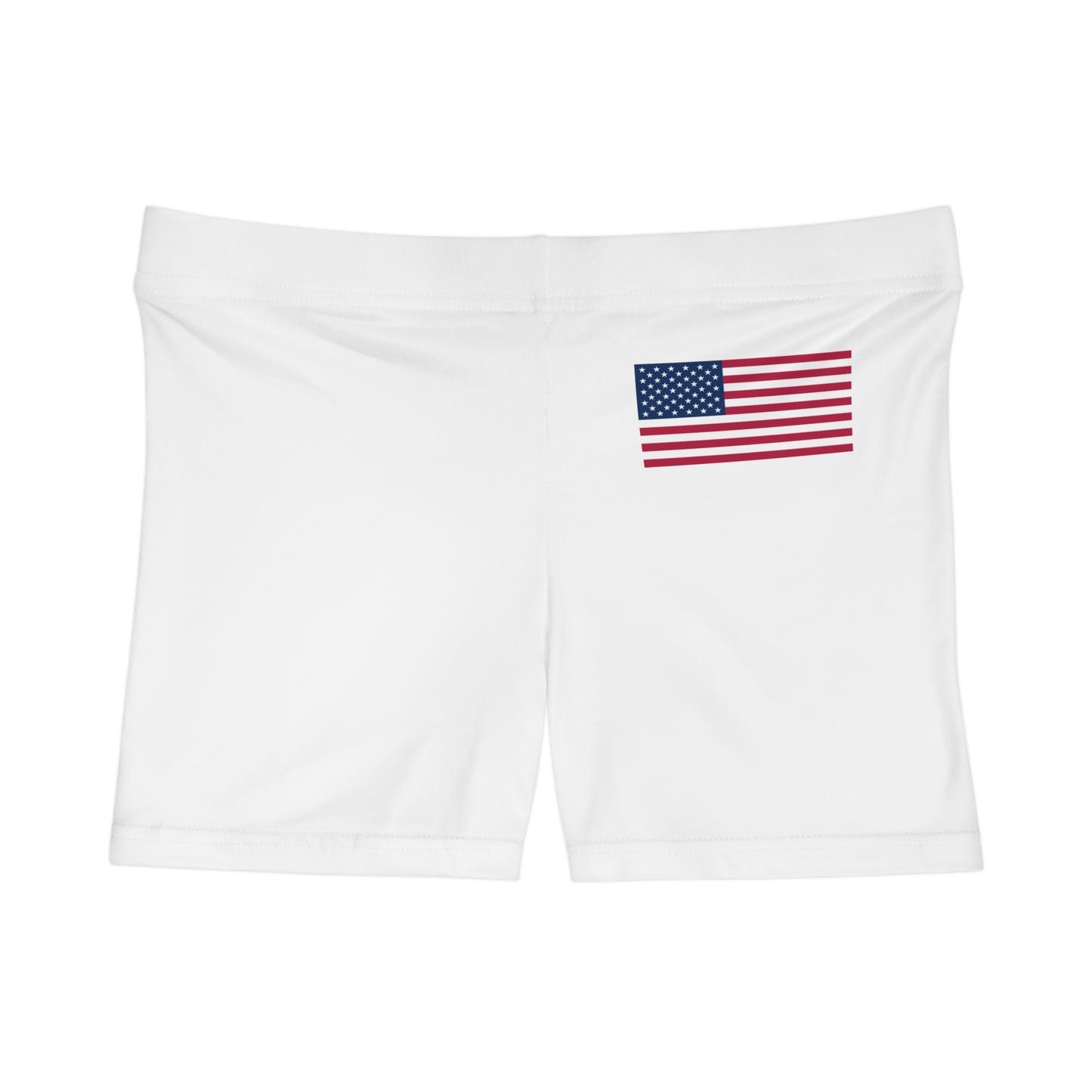 Princess Grace  Patriotic Women's Shorts with American Flag