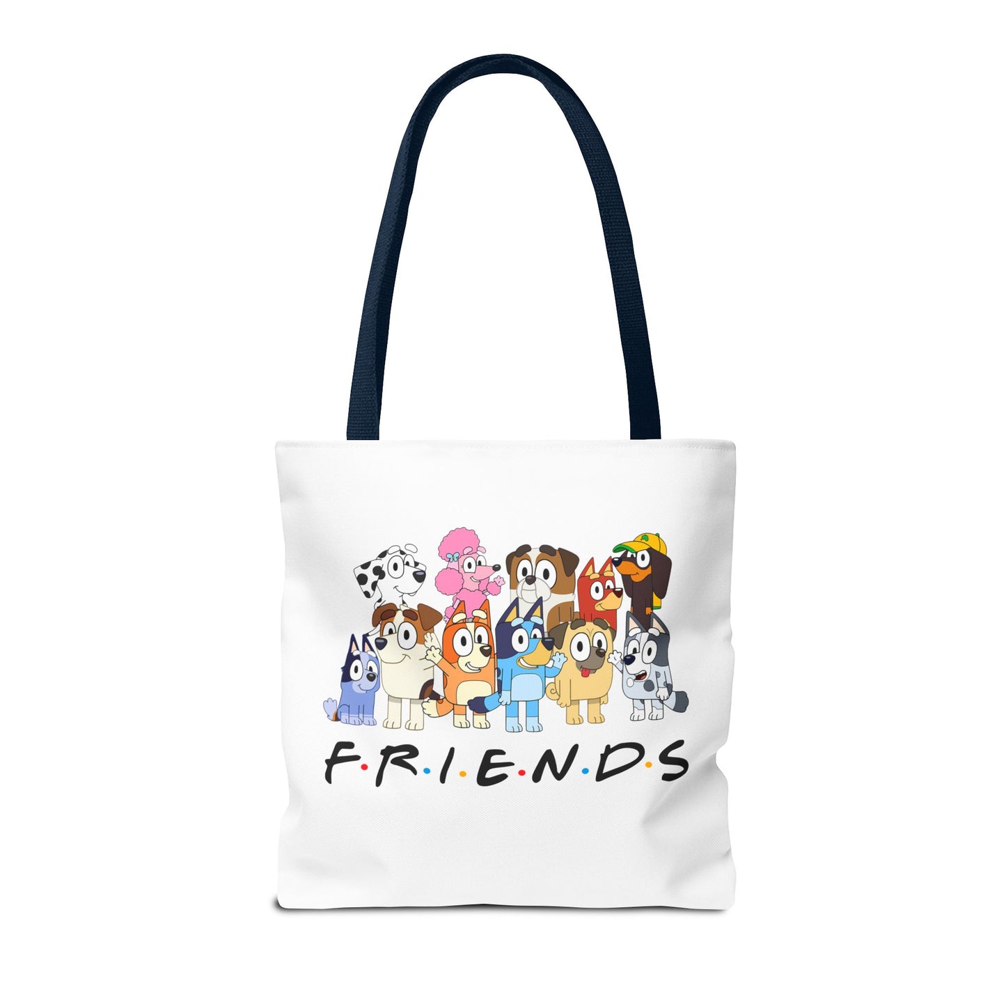 Princess Grace  Cute Animal Friends Tote Bag  Perfect for Dog Lovers & Friendship Gifts