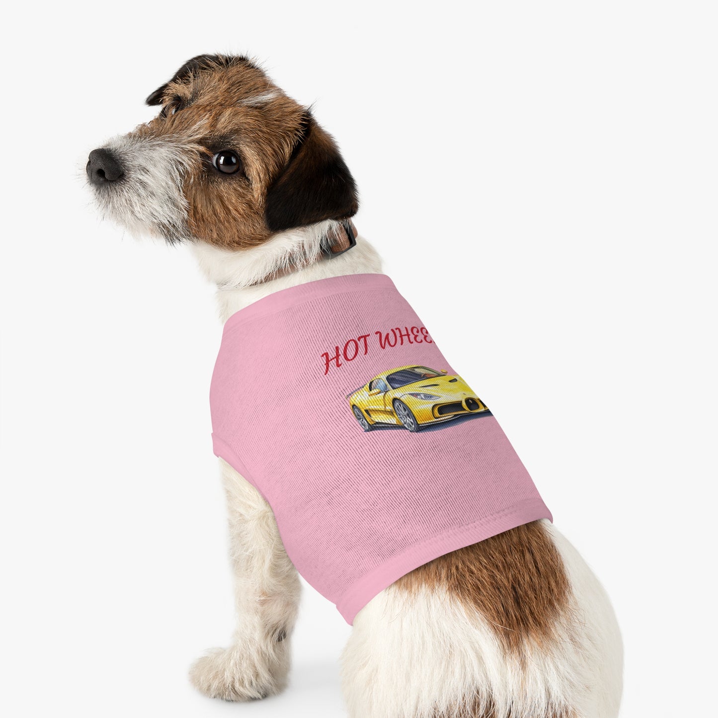 Princess Grace  Hot Wheels Pet Tank Top Stylish Dog Apparel for Car Lovers